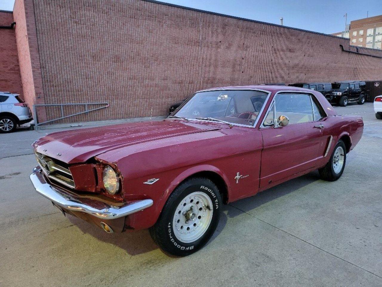 <p>THIS CLASSIC PONY IS READY TO RESTORE INTO YOUR DREAM CAR!!</p><p>RED ON WHITE INTERIOR!! MAG WHEELS!! ******CAR CAN BE HEARD RUNINNG BY PUTTING FUEL DIRECTLY TO CARB!!****** IT HAS A SOLID FRAME!! NEEDS NEW FLOORS AND OTHER BODY WORK!! CAR IS COMPLETE AND READY TO BUILD YOUR DREAM PONY CAR!! PRICED TO SELL!! MONEY TALKS!! MAKE YOUR BEST OFFER!!</p><p>DUE TO THE YEAR OF THE VEHICLE THIS CAR IS SOLD AS IS. AS PER OMVIC, WE MUST WRITE This vehicle is being sold as is, unfit, not e-tested and is not represented as being in road worthy condition, mechanically sound or maintained at any guaranteed level of quality. The vehicle may not be fit for use as a means of transportation and may require substantial repairs at the purchasers expense. It may not be possible to register the vehicle to be driven in its current condition. WE WELCOME YOUR MECHANICS APPROVAL PRIOR TO PURCHASE ON ALL OUR VEHICLES! TRANS AM, CORVETTE, CAMARO, CHALLENGER, CHARGER, VIPER AVAILABLE.</p><p>COLISEUM AUTO SALES PROUDLY SERVING THE CUSTOMERS FOR OVER 22 YEARS! NOW WITH 2 LOCATIONS TO SERVE YOU BETTER. COME IN FOR A TEST DRIVE TODAY!<br>FOR ALL FAMILY LUXURY VEHICLES..SUVS..AND SEDANS PLEASE VISIT....</p><p>COLISEUM AUTO SALES ON WESTON<br>301 WESTON ROAD<br>TORONTO, ON M6N 3P1<br>4 1 6 - 7 6 6 - 2 2 7 7</p>