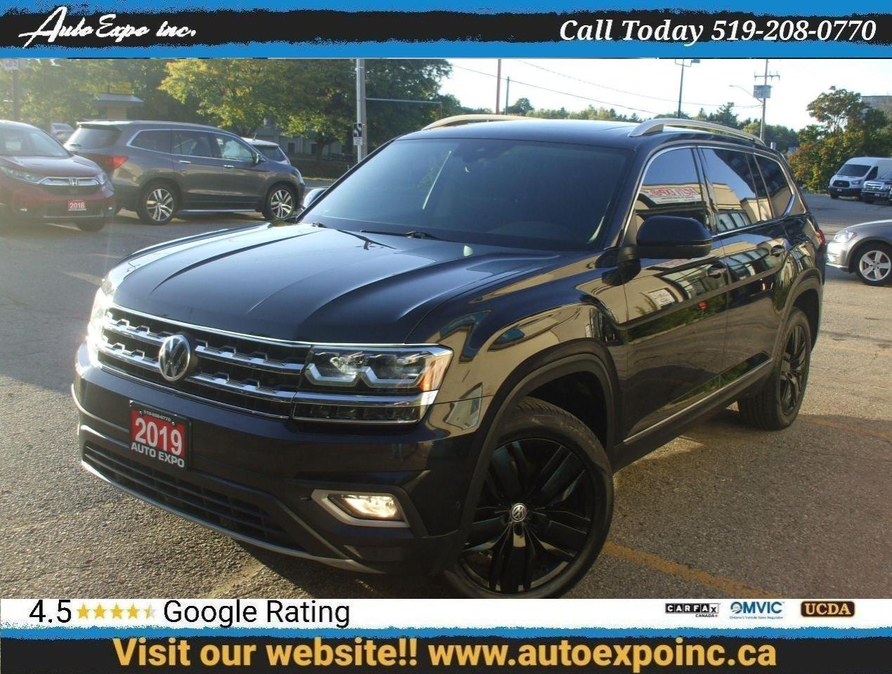 Used 2019 Volkswagen Atlas Execline,3.6L,4MOTION,7 Passengers,Sunroof,Nav,Fog for sale in Kitchener, ON