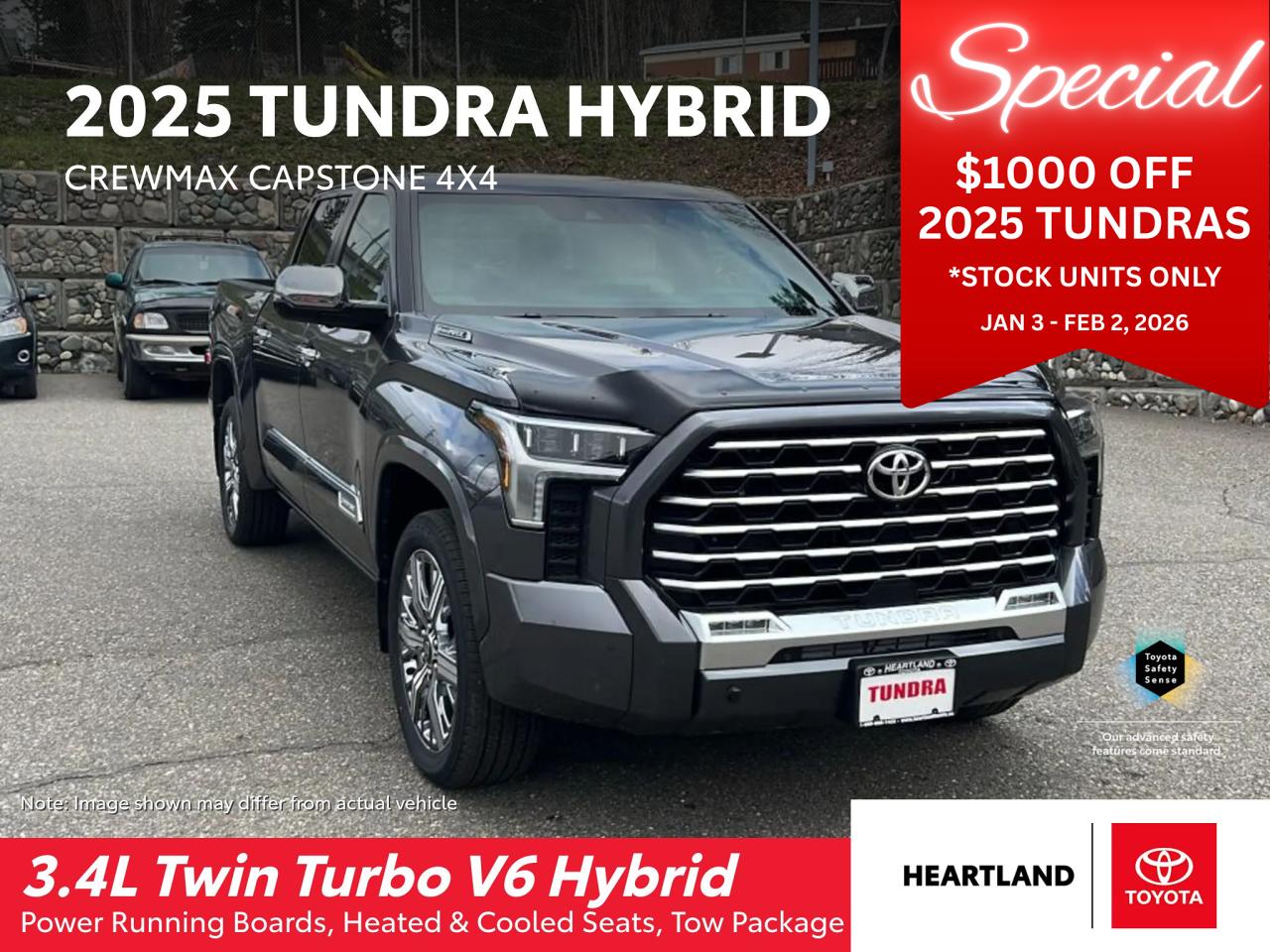 2025 Toyota Tundra Hybrid Capstone HV CrewMax Cab 4WD