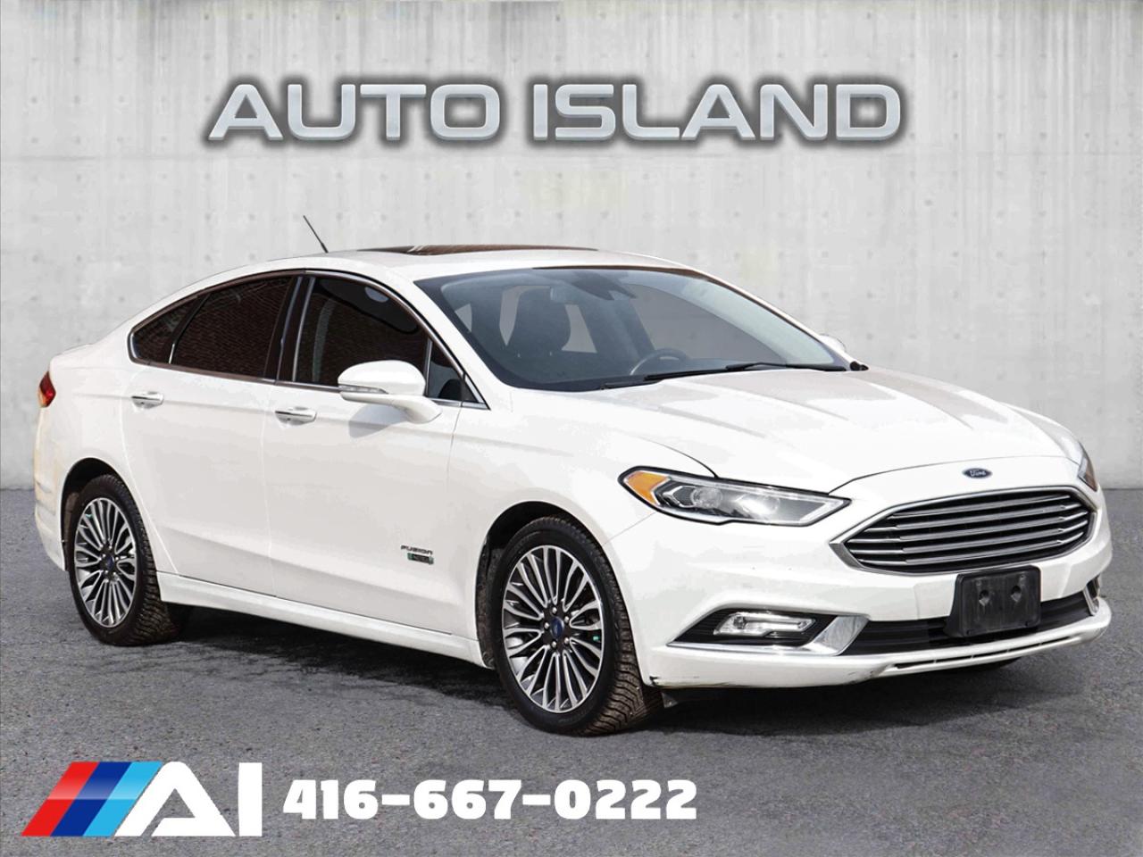 Used 2017 Ford Fusion Energi Titanium Hybrid, Navigation, Camera, Leather, Sunroof for sale in North York, ON