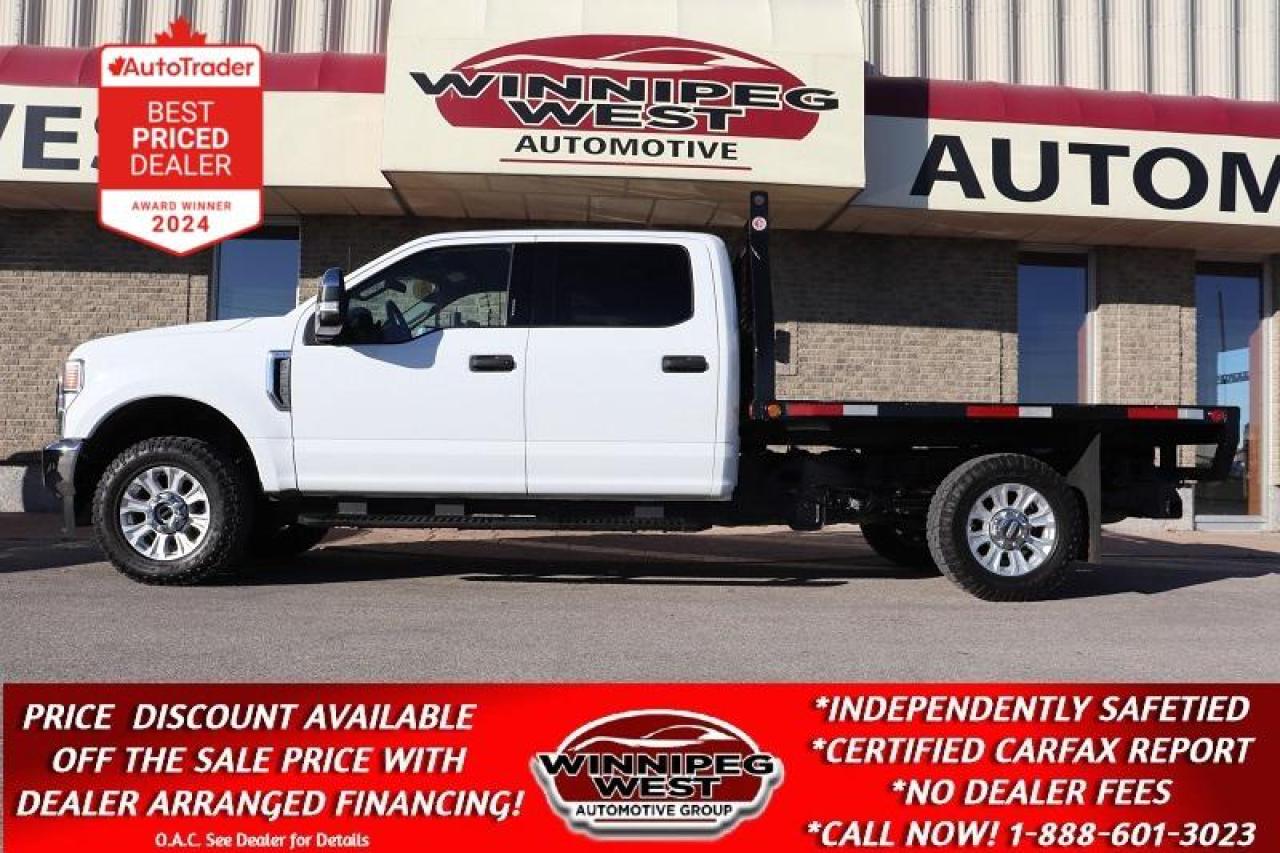 Used 2022 Ford F-350 XLT PREMIUM 4X4, FLAT DECK, LOW KMS READY TO WORK! for sale in Headingley, MB