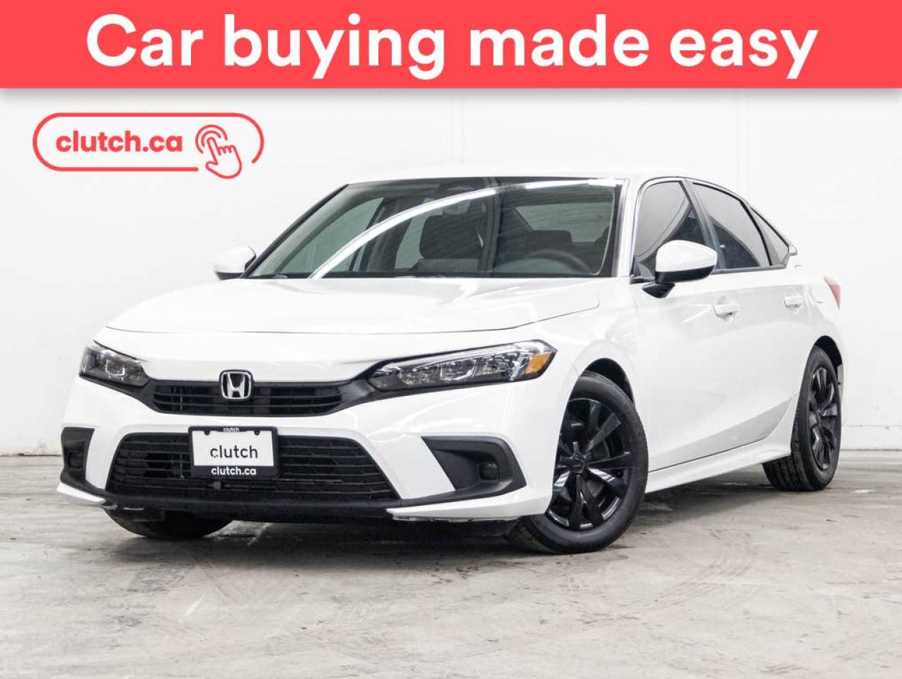 Used 2024 Honda Civic Sedan LX w/ Apple CarPlay & Android Auto, Heated Front Seats, Rearview Camera for sale in Toronto, ON