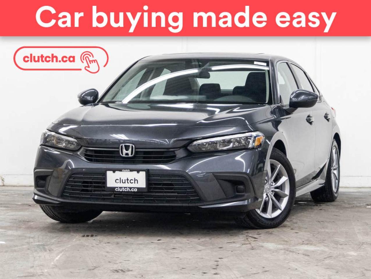 Used 2022 Honda Civic Sedan EX w/ Apple CarPlay & Android Auto, Dual Zone A/C, Rearview Cam for sale in Toronto, ON