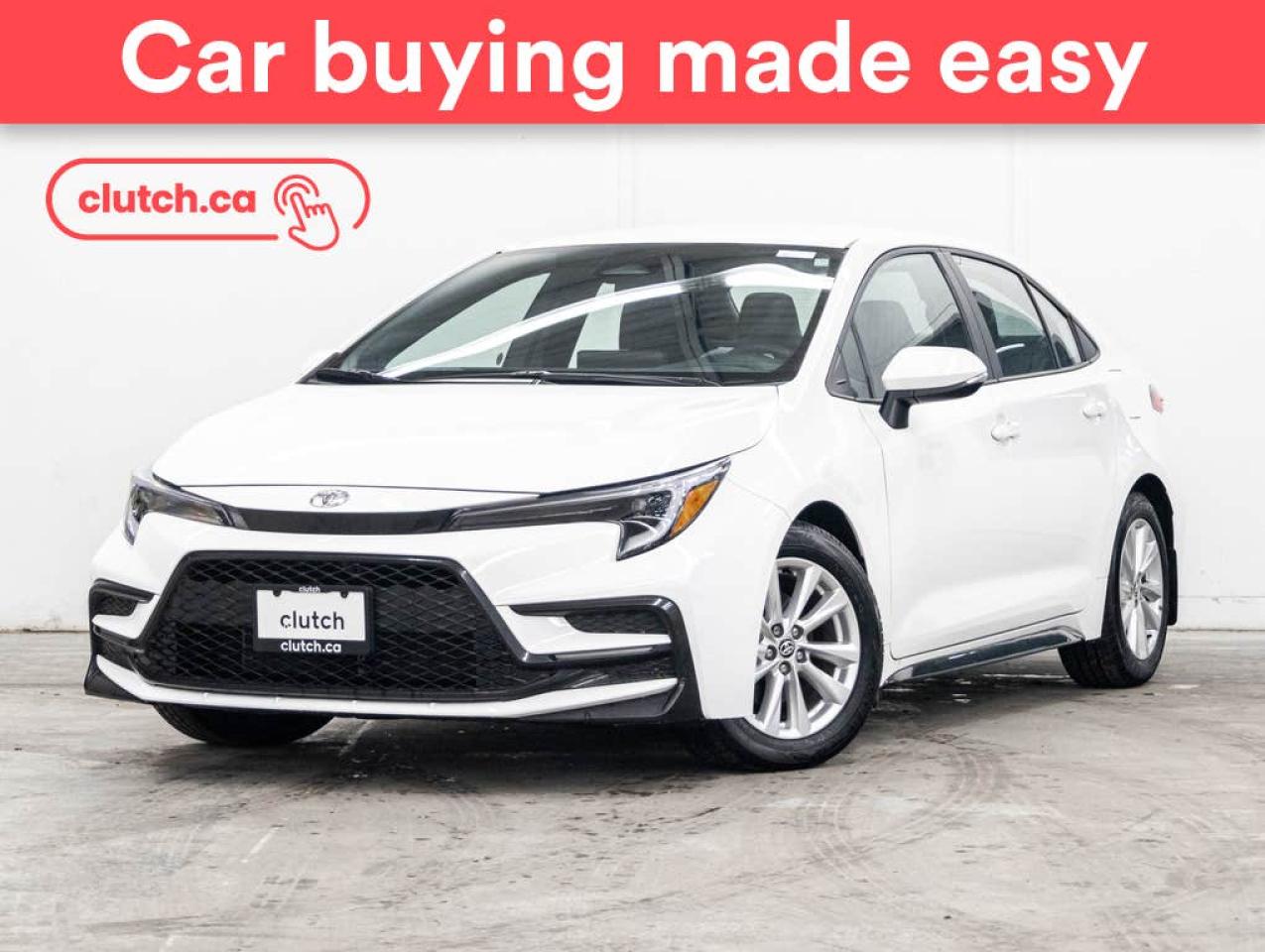 Used 2024 Toyota Corolla SE w/ Apple CarPlay & Android Auto, A/C, Rearview Cam for sale in Toronto, ON