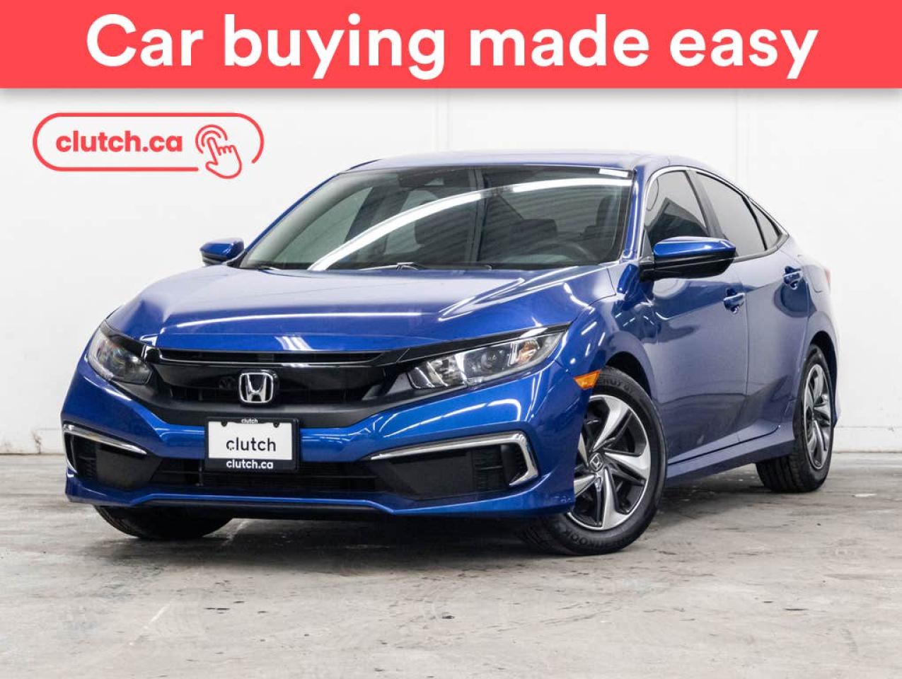 Used 2020 Honda Civic Sedan LX w/ Apple CarPlay  &  Android Auto, A/C, Rearview Cam for sale in Toronto, ON