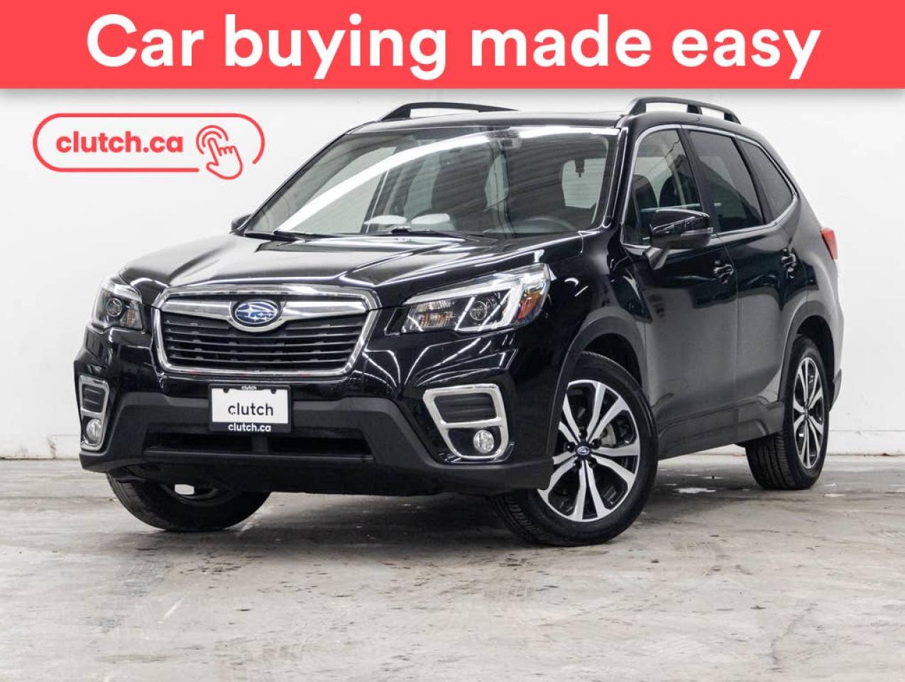 Used 2021 Subaru Forester Limited w/ EyeSight AWD w/ Apple CarPlay & Android Auto, Nav, Dual Zone A/C for sale in Toronto, ON