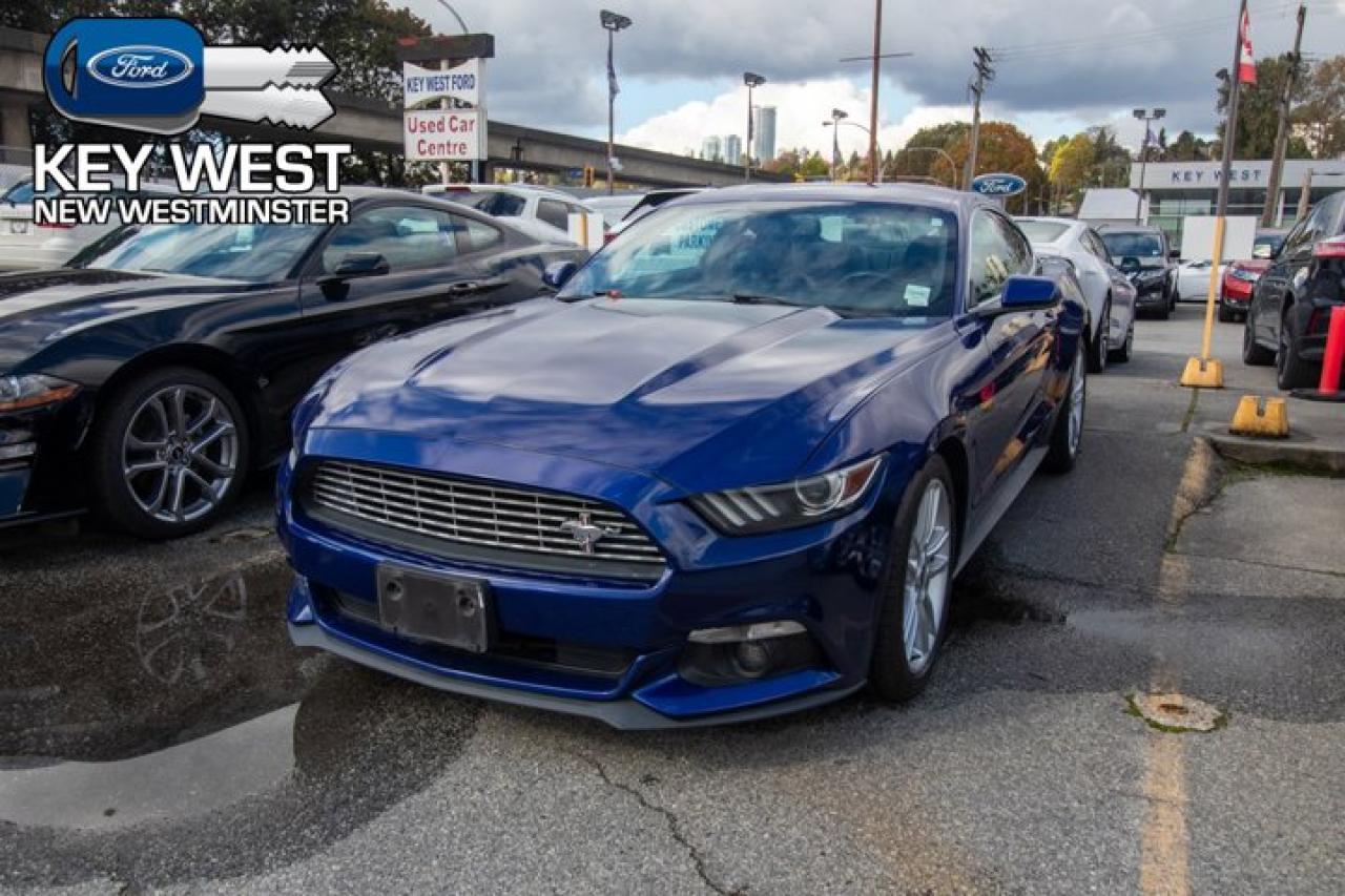 This Premium EcoBoost Mustang is equipped with Pony package, heated/cooled seats, leather seats, back-up camera, and Sync 3.This vehicle comes with our Buy With Confidence program. This includes a 30 day/2,000Km exchange policy, No charge 6 month warranty (only applicable if factory powertrain warranty has expired, commercial vehicles and vehicles intended for commercial use are not eligible for this warranty), Complete safety and mechanical inspection, as well as Carproof Report and full vehicle disclosure!We have competitive finance rates and a great sales team to facilitate your next vehicle purchase.Come to Key West Ford and check out the biggest selection on new and used vehicles in the Lower Mainland. We are the #1 Volume Dealer in BC, and have been voted as the #1 Dealer for Customer Experience on DealerRater. Call or email us today to book a test drive. Price does not include $699 Dealer Documentation Fee, levys, and applicable taxes.Dealer #7485