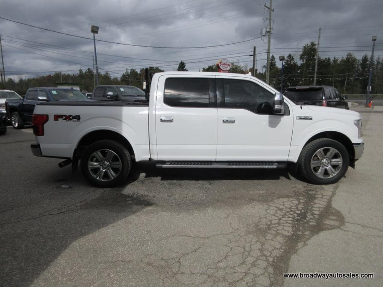 2018 Ford F-150 GREAT VALUE LARIAT-EDITION 5 PASSENGER 3.5L - ECO-BOOST.. 4X4.. CREW-CAB.. SHORTY.. NAVIGATION.. POWER SUNROOF.. HEATED/AC SEATS.. Photo
