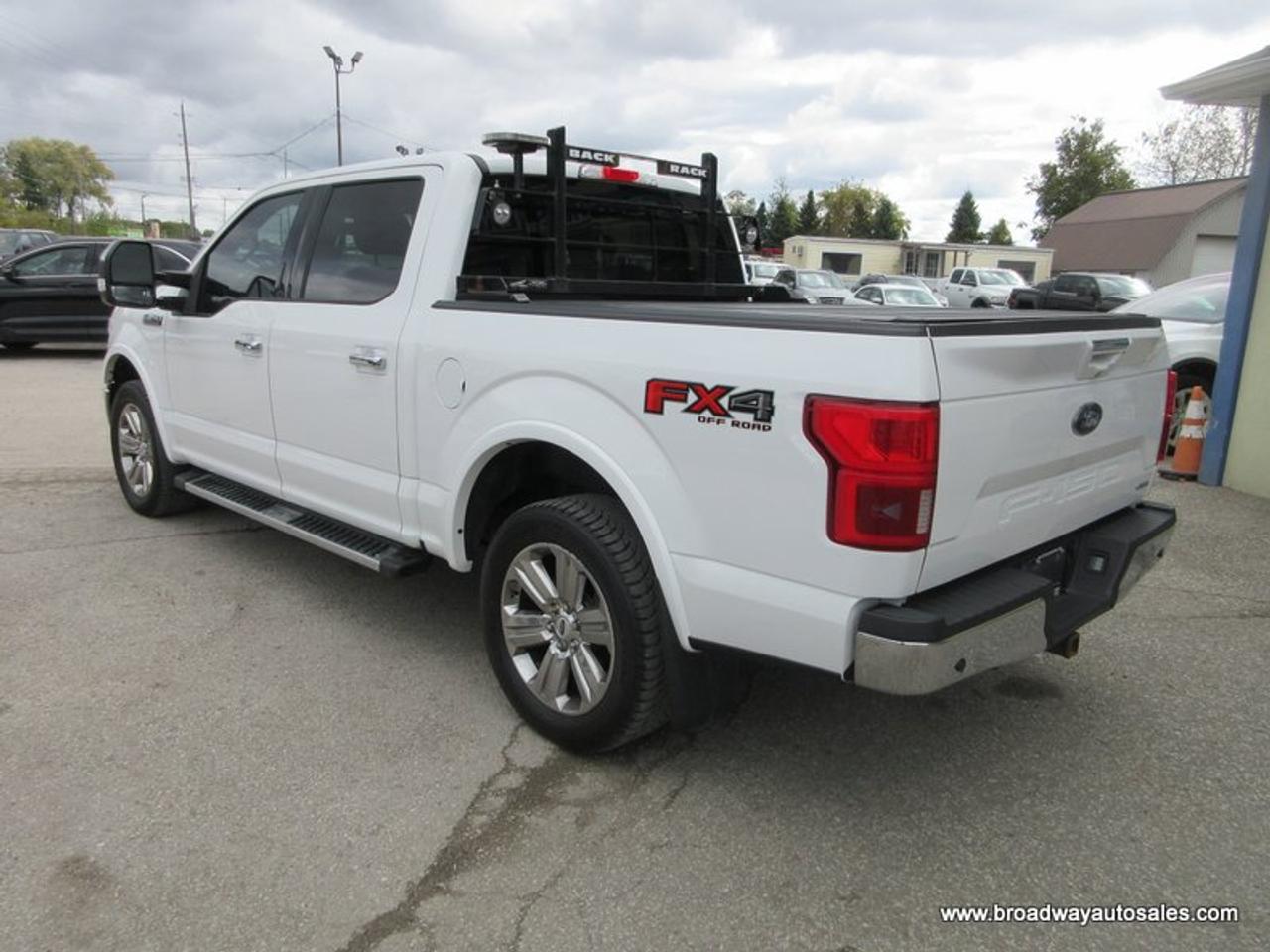 2018 Ford F-150 GREAT VALUE LARIAT-EDITION 5 PASSENGER 3.5L - ECO-BOOST.. 4X4.. CREW-CAB.. SHORTY.. NAVIGATION.. POWER SUNROOF.. HEATED/AC SEATS.. Photo