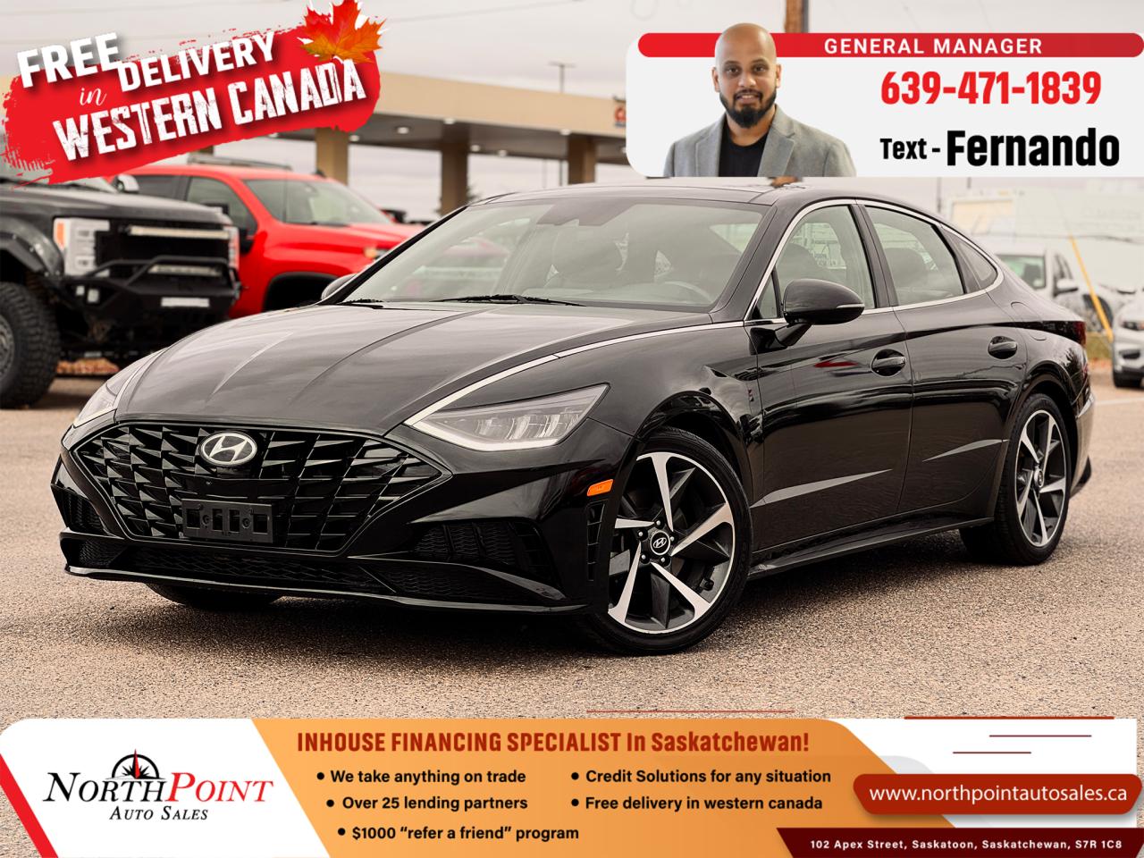 Used 2021 Hyundai Sonata SEL Plus for sale in Saskatoon, SK