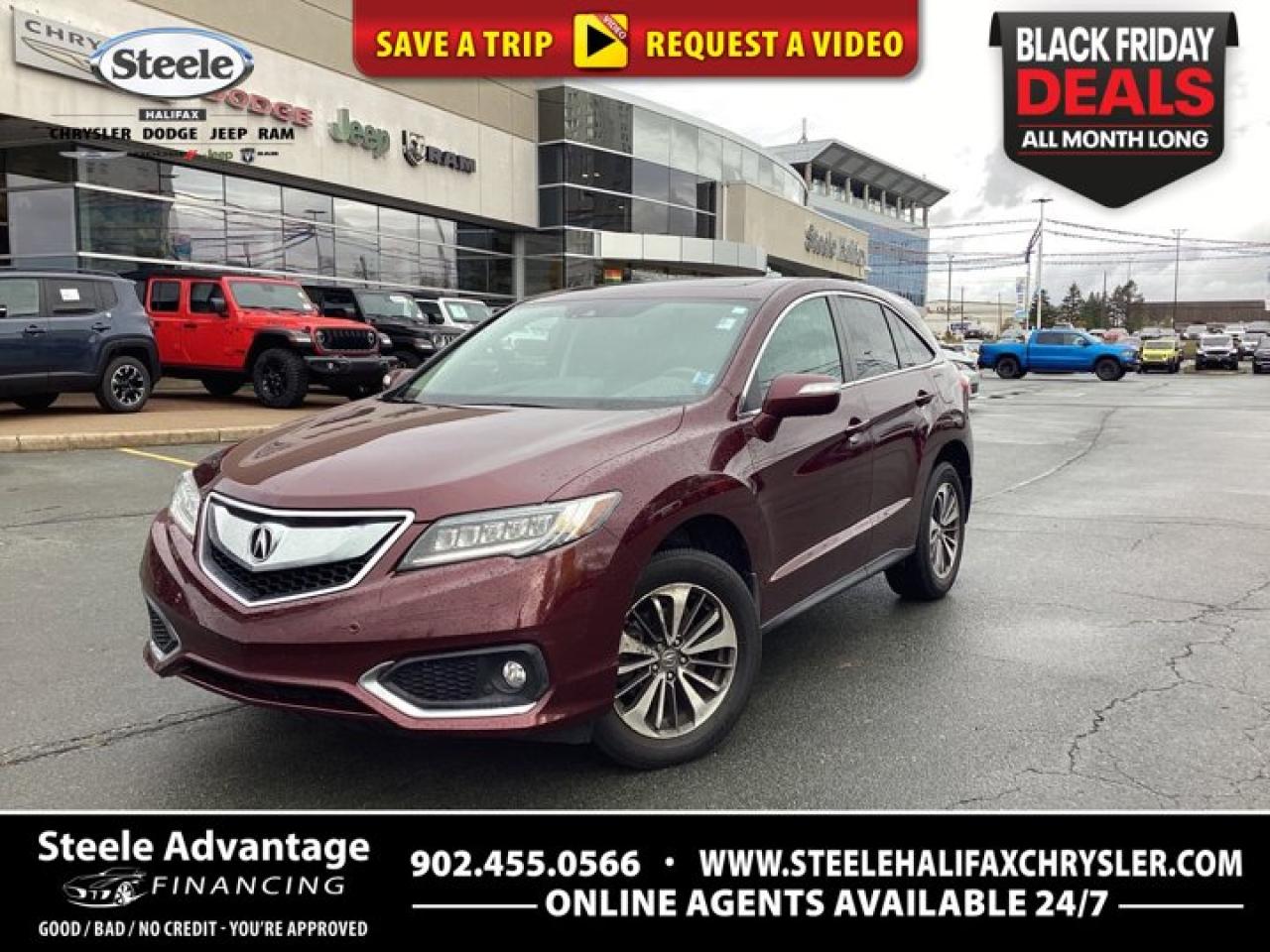 Used 2018 Acura RDX Elite - LOW KM, AWD, SUNROOF, SAFETY SENSE, NAV, HEATED LEATHER, POWER LIFTGATE for sale in Halifax, NS