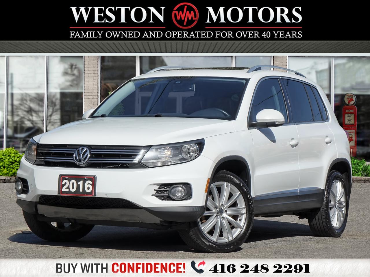 Used 2016 Volkswagen Tiguan 4MOTION*LEATHER*PANROOF*HEATEDSEAT*NAVIGATION!!* for sale in Toronto, ON