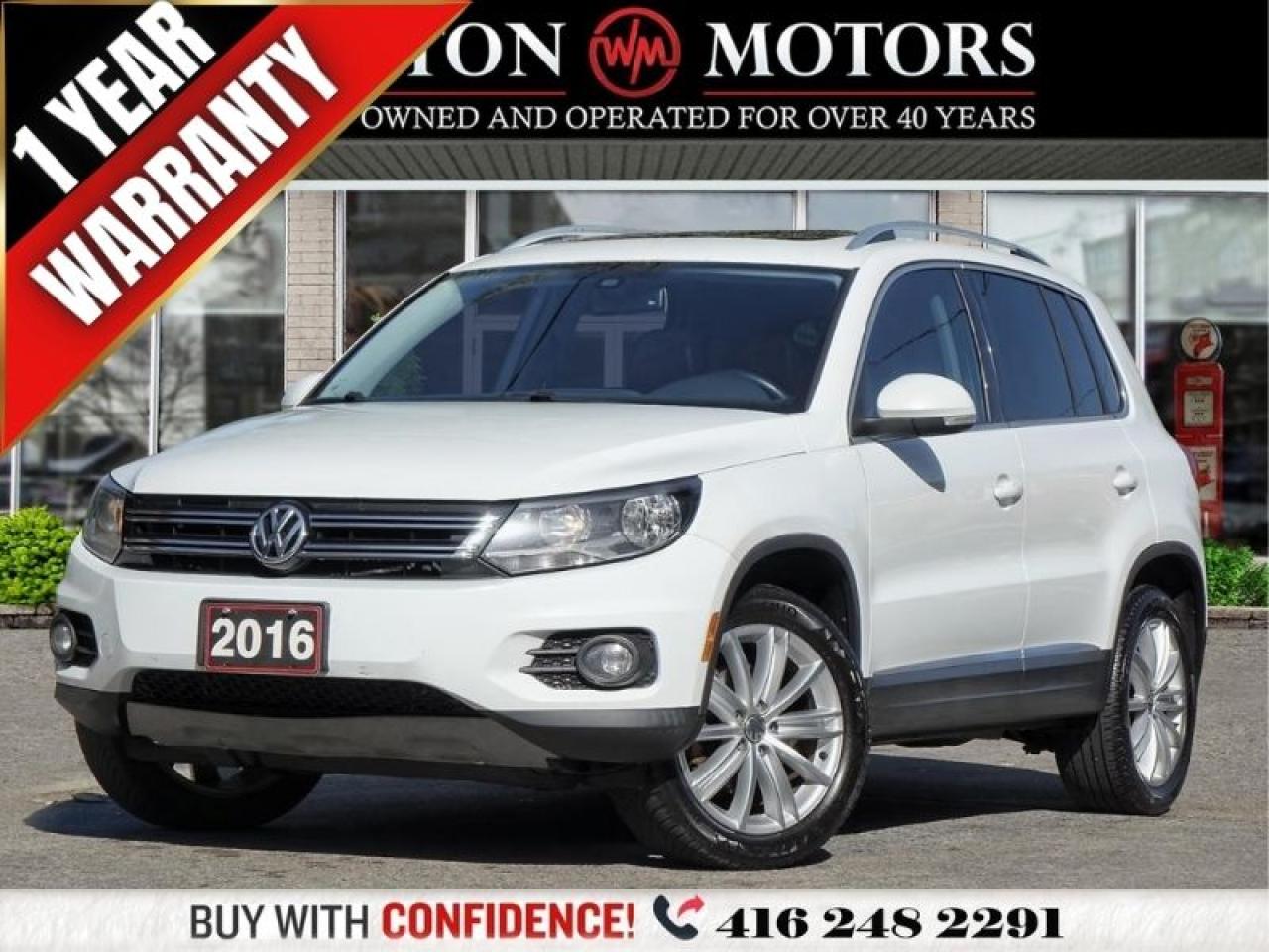 2016 Volkswagen Tiguan 4MOTION*LEATHER*PANROOF*HEATEDSEAT*NAVIGATION!!*