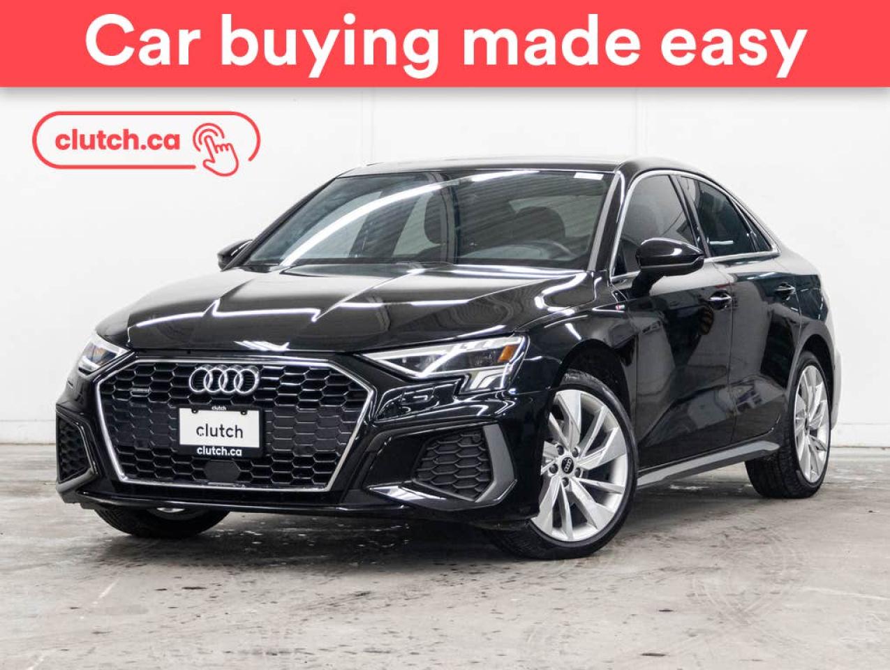 Used 2023 Audi A3 Technik AWD w/ Apple CarPlay & Android Auto, Nav, Dual Zone A/C for sale in Toronto, ON