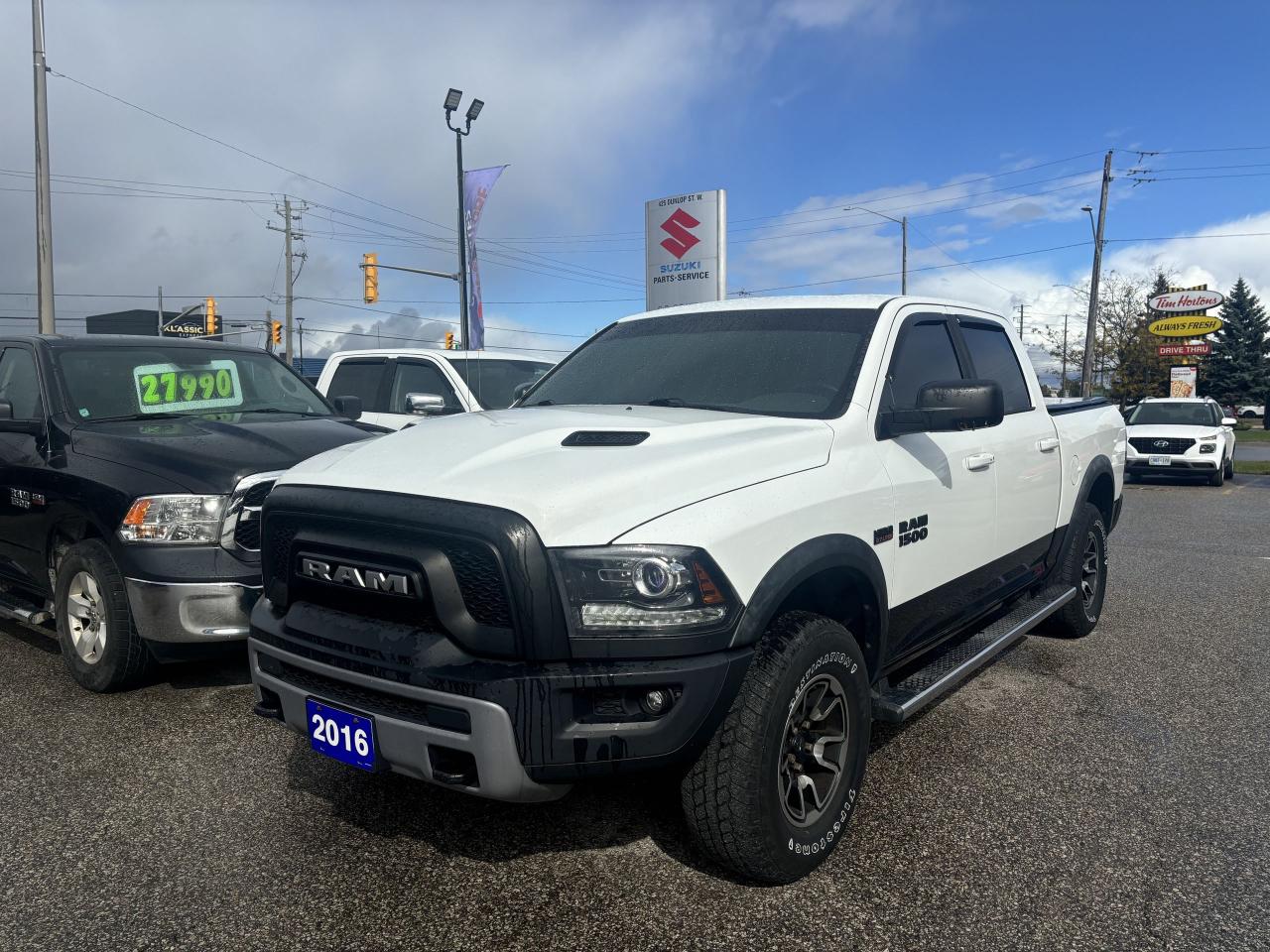 Used 2016 RAM 1500 4x4 Crew Cab Rebel ~Moonroof ~Nav ~Bluetooth ~Cam for sale in Barrie, ON