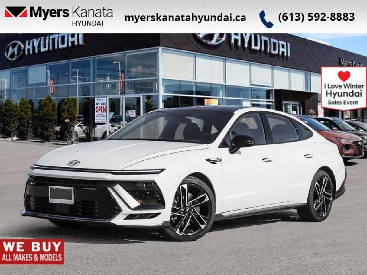 New 2025 Hyundai Sonata N-Line AWD  -  Premium Audio - $144.24 /Wk for sale in Kanata, ON