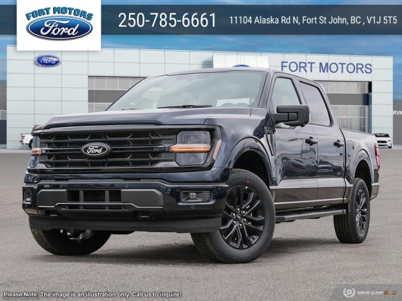 New 2024 Ford F-150 XLT  - Leather Seats - Premium Audio for sale in Fort St John, BC