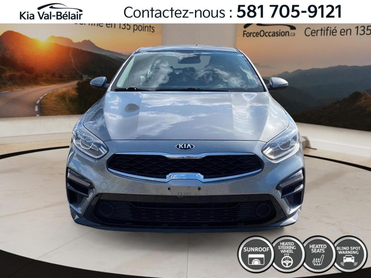 Used 2021 Kia Forte EX+ *TOIT *CRUISE *CAMERA *ANGLE MORT *SIEGE CHAUF for sale in Québec, QC