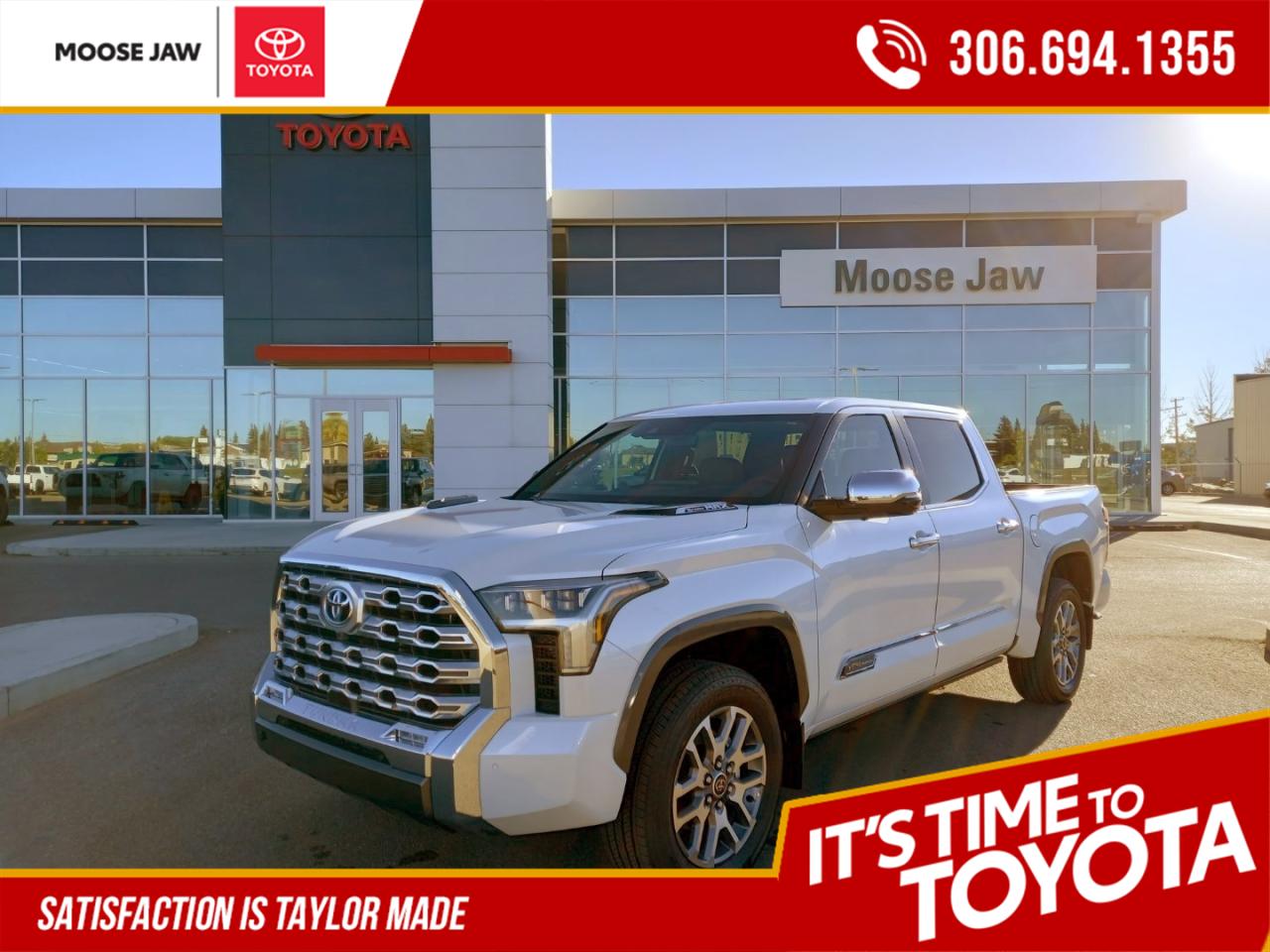 New 2024 Toyota Tundra HYBRID PLATINUM for sale in Moose Jaw, SK