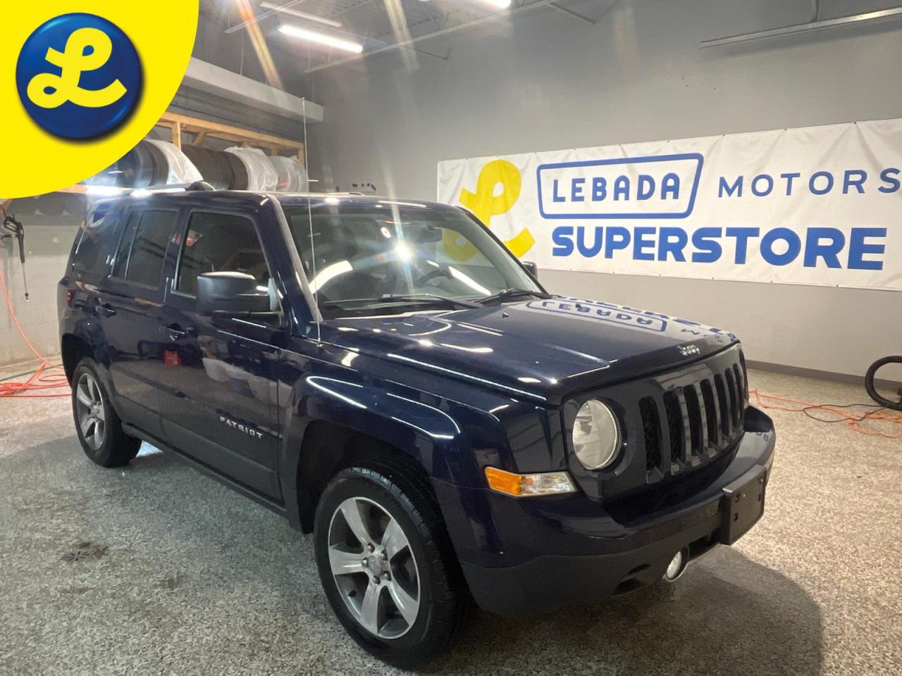 Used 2016 Jeep Patriot 4WD * Sunroof *  Navigation * Leather * Remote Start * 17-inch Alloy Wheels * Keyless Entry * Power Locks / Mirrors/ Windows * Power Driver Seat * Hea for sale in Cambridge, ON