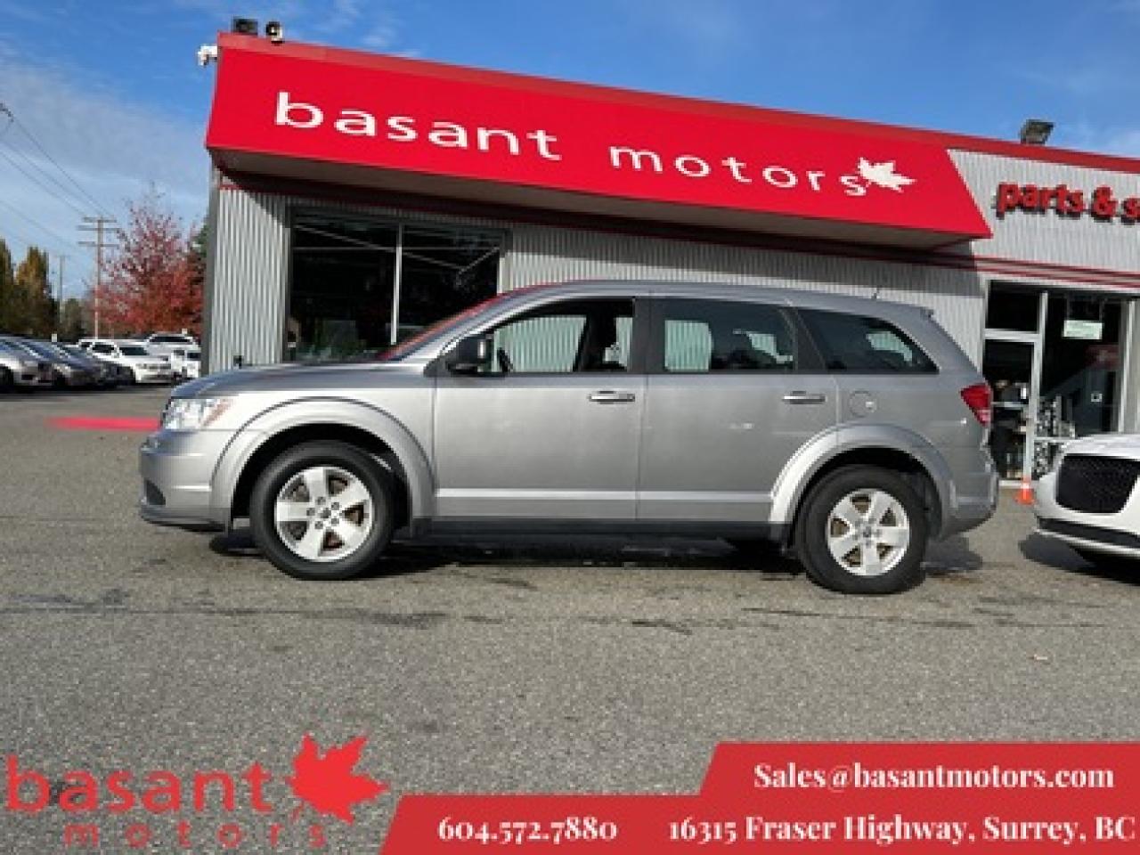 Used 2017 Dodge Journey 7 Passenger, Low KMs, Fuel Efficient!! for sale in Surrey, BC