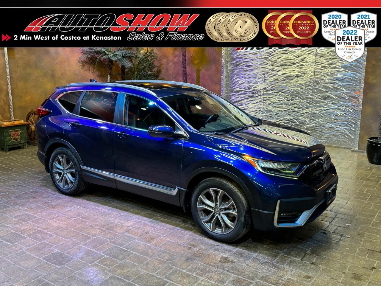 Used 2022 Honda CR-V Touring - Clean Record, Sunroof, Leather Interior for sale in Winnipeg, MB