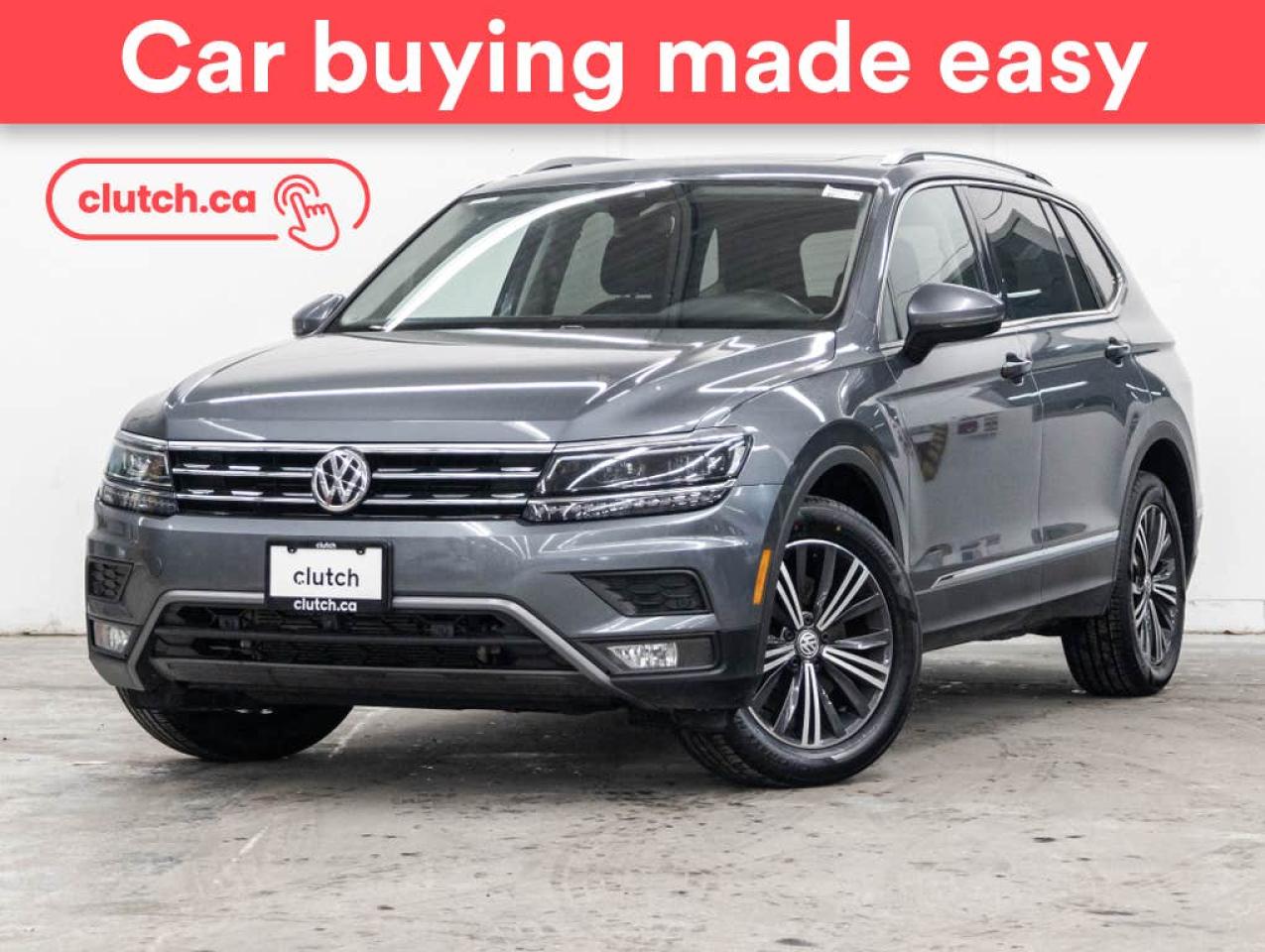 Used 2019 Volkswagen Tiguan Highline AWD w/ Apple CarPlay & Android Auto, Heated Steering Wheel, Heated Front Seats for sale in Toronto, ON