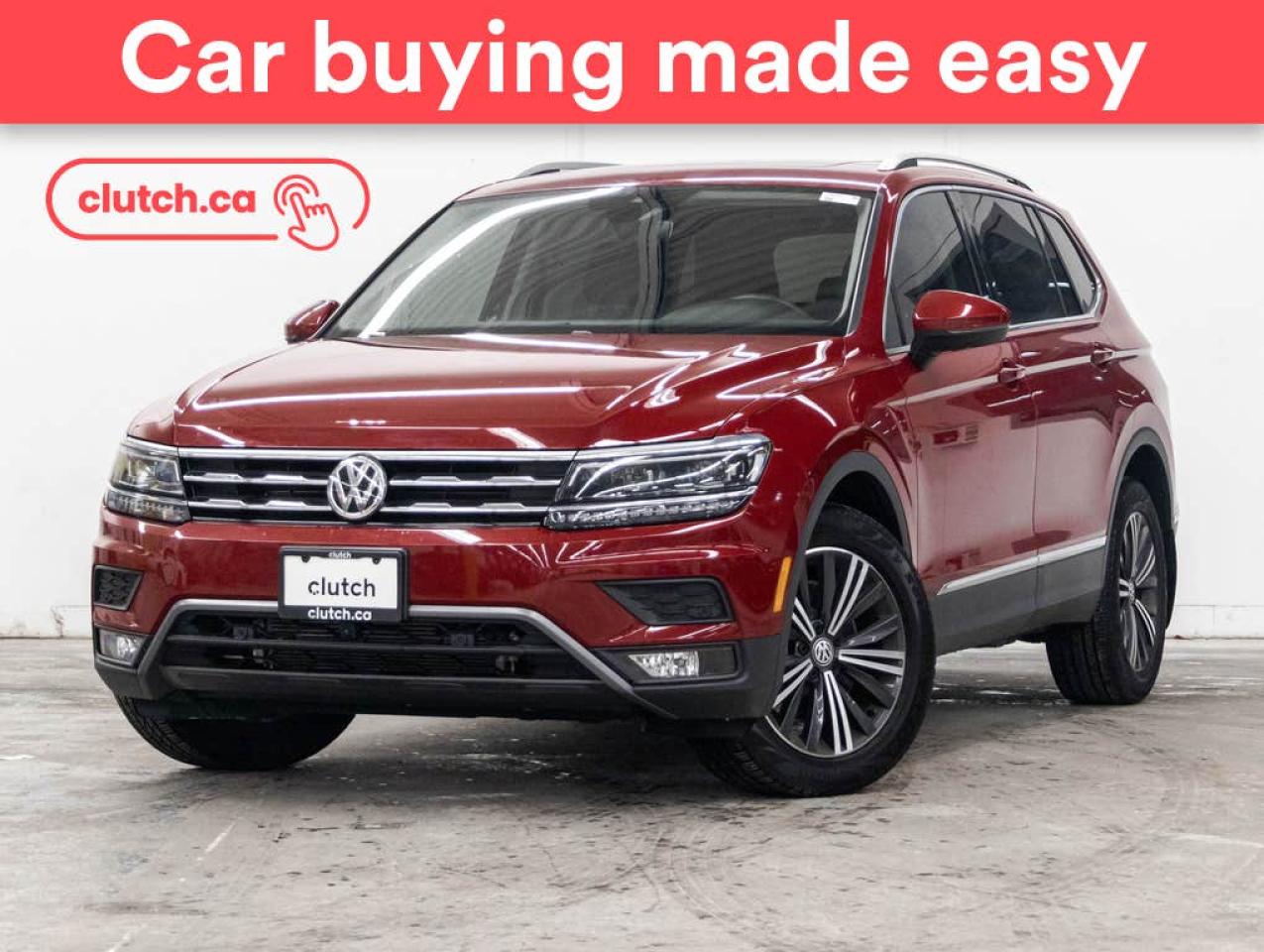 Used 2020 Volkswagen Tiguan Highline AWD w/ Advanced Driver Assistance Systems Pkg. w/ Apple CarPlay & Android Auto, Heated Steering Wheel, Heated Front Seats for sale in Toronto, ON