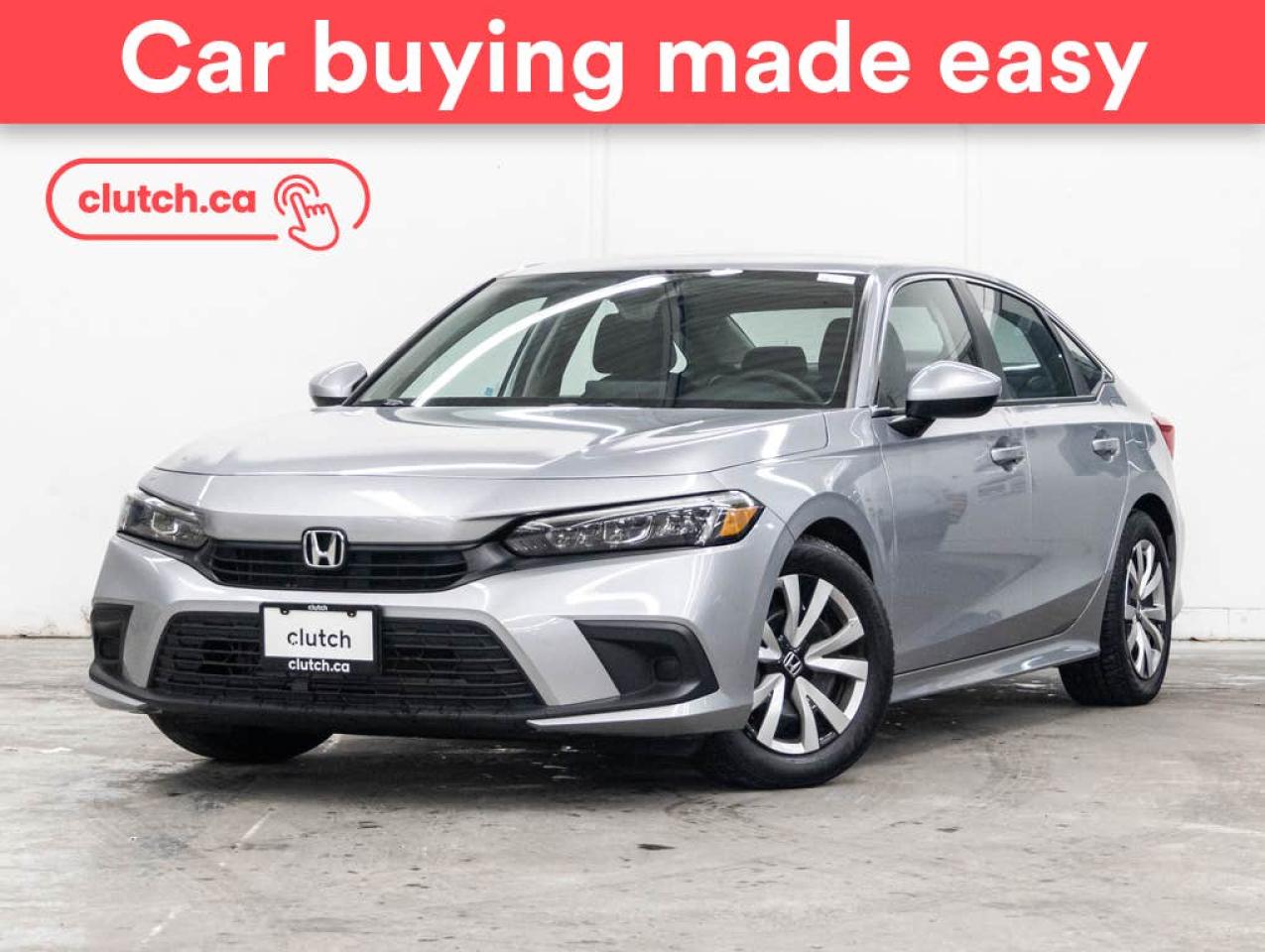 Used 2022 Honda Civic Sedan LX w/ Apple CarPlay & Android Auto, Rearview Cam, A/C for sale in Toronto, ON