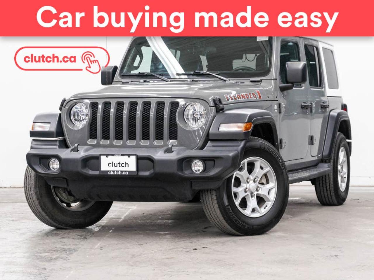 Used 2021 Jeep Wrangler Unlimited Islander 4x4 w/ Uconnect 4, Apple CarPlay & Android Auto, Rearview Camera for sale in Toronto, ON