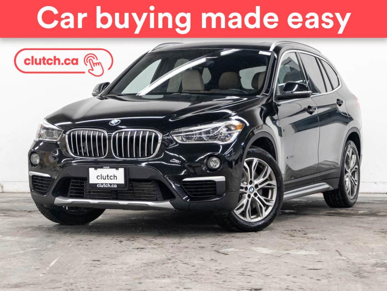 Used 2018 BMW X1 xDrive28i AWD w/ Panoramic Sunroof, Dual Zone A/C, Rearview Cam for sale in Toronto, ON