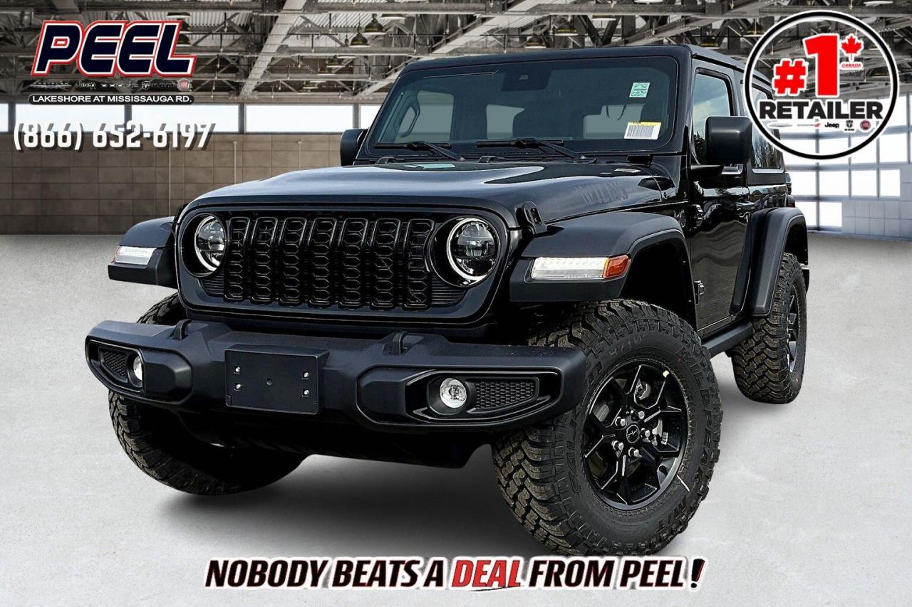 New 2025 Jeep Wrangler Willys 2 Door 4x4 for sale in Mississauga, ON