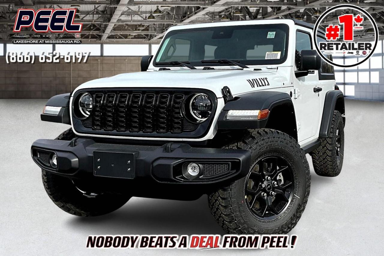 New 2025 Jeep Wrangler Willys 2 Door 4x4 for sale in Mississauga, ON