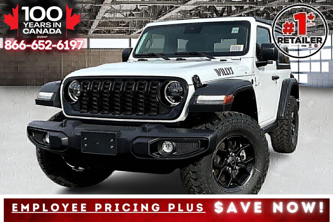 New 2025 Jeep Wrangler WILLYS 2DR | Hardtop | Convenience Group for sale in Mississauga, ON