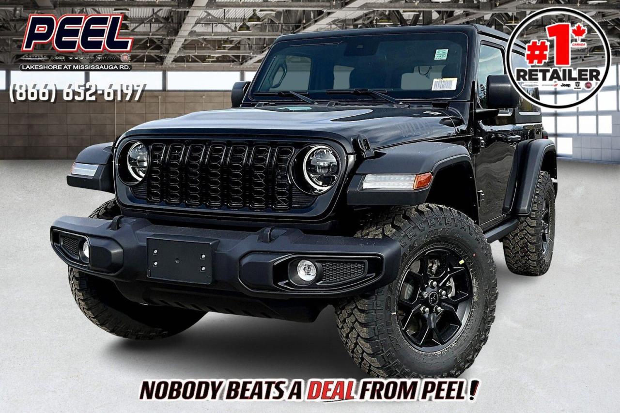 New 2025 Jeep Wrangler Willys 2 Door 4x4 for sale in Mississauga, ON