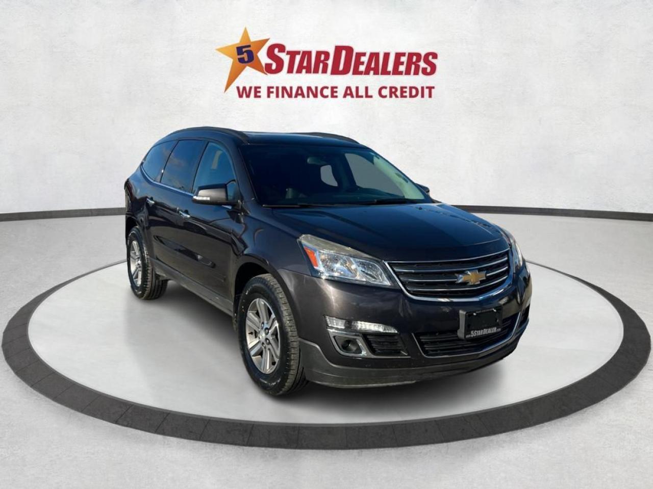 Used 2017 Chevrolet Traverse LT w-2LT PANO 7 SEATS 1OWNER WE FINANCE ALL CREDIT for sale in London, ON