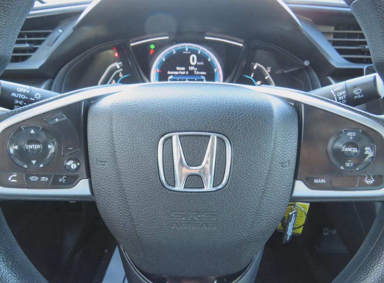 2020 Honda Civic Sedan Lx  | Safety Certified | Automatic | A/C | Heated Seats | Reverse Camera | Lane Assist | Collision Warning | Digital Touchscreen | Bluetooth | Cruise Control | Photo