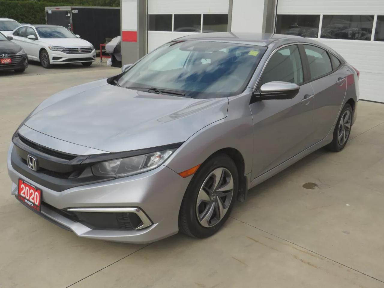 2020 Honda Civic Sedan Lx  | Safety Certified | Automatic | A/C | Heated Seats | Reverse Camera | Lane Assist | Collision Warning | Digital Touchscreen | Bluetooth | Cruise Control | Photo