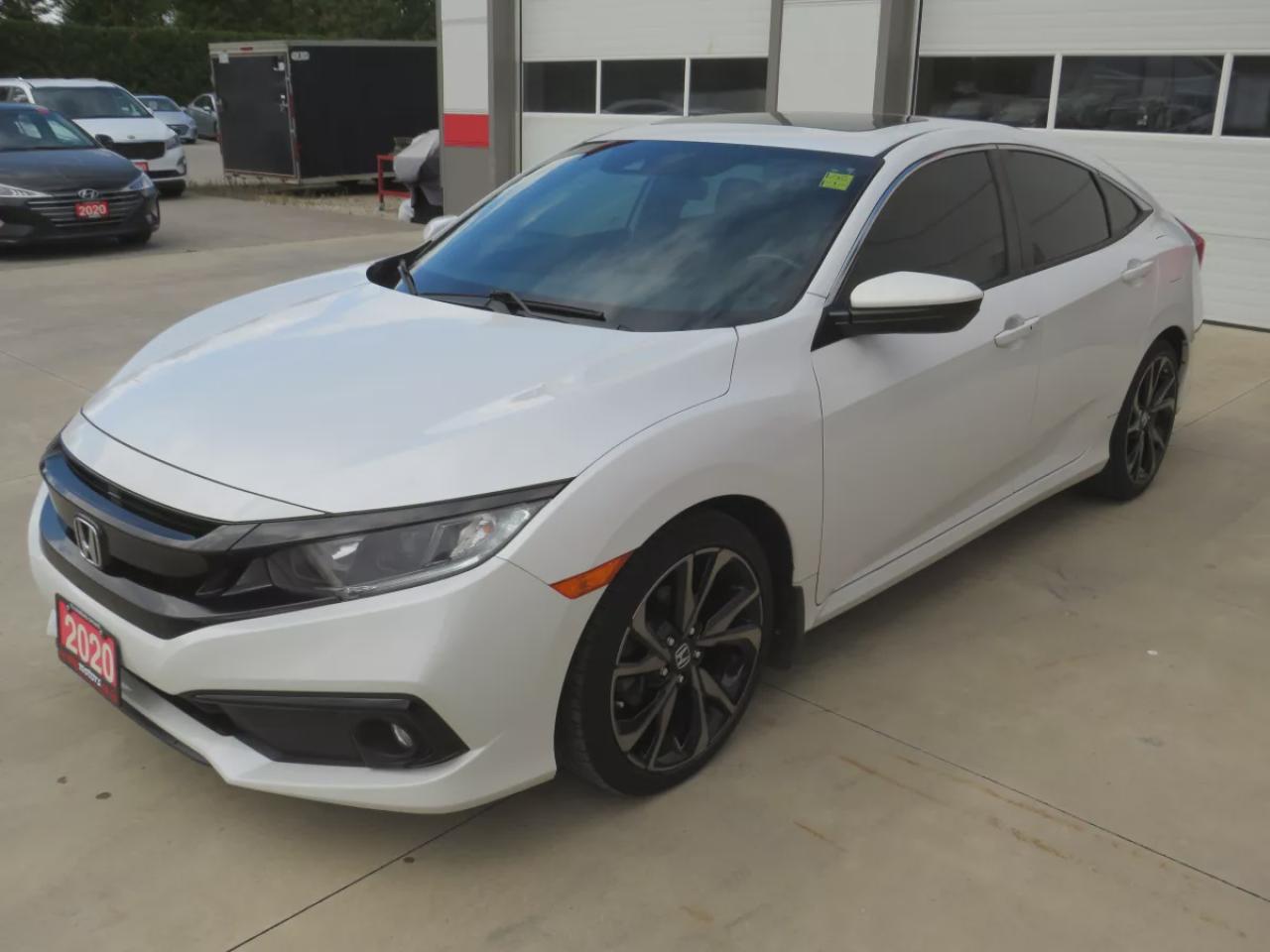 2020 Honda Civic Sedan Sport | Clean Title/No Accidents!! | Safety/Certified!! | Remote Start | Alloy Rims | Push Button Start | Sunroof | Power Seats | Heated Seats | Dual Climate Control | Collision Warning | Lane Assist | Digital Touchscreen | Electric Parking Brake Photo