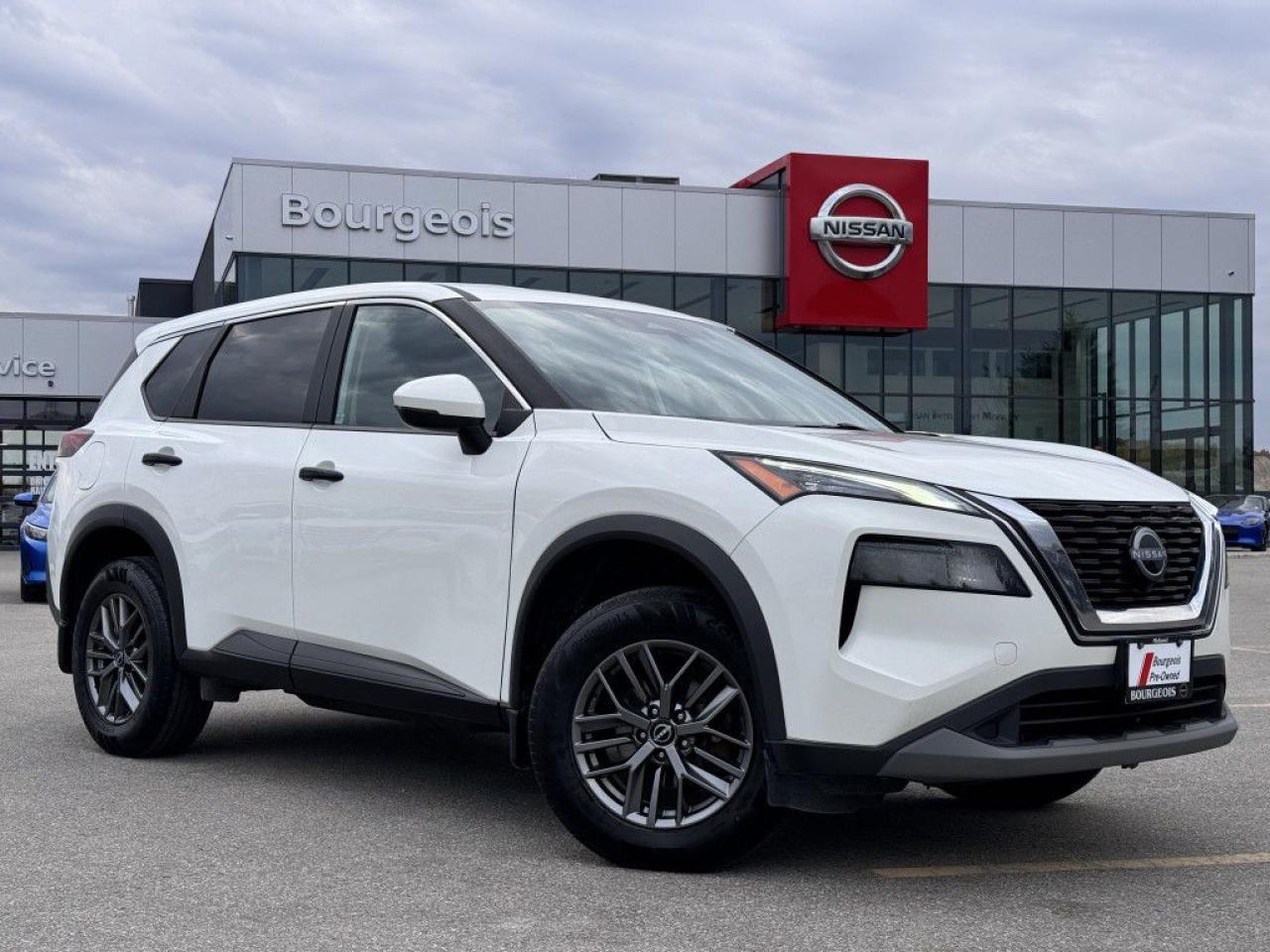 <b>Apple CarPlay,  Android Auto,  Heated Seats,  Heated Steering Wheel,  Aluminum Wheels!</b><br /> <br />    This 2022 Rogue aims to exhilarate the soul and satisfy the conscience. This  2022 Nissan Rogue is for sale today in Midland. <br /> <br />Nissan was out for more than designing a good crossover in this 2022 Rogue. They were designing an experience. Whether your adventure takes you on a winding mountain path or finding the secrets within the city limits, this Rogue is up for it all. Spirited and refined with space for all your cargo and the biggest personalities, this Rogue is an easy choice for your next family vehicle.This  SUV has 116,062 kms. It's  glacier white in colour  . It has a cvt transmission and is powered by a  181HP 2.5L 4 Cylinder Engine. <br /> <br /> Our Rogue's trim level is S AWD. Dial in adventure with the AWD terrain selector that keeps you rolling no matter the conditions. Go Rogue with driver assistance features like forward collision warning, emergency braking with pedestrian detection, lane departure warning, blind spot warning, high beam assist, driver alertness, and a rearview camera while heated seats, dual zone climate control, and a heated steering wheel bring amazing luxury. NissanConnect touchscreen infotainment with Apple CarPlay and Android Auto makes for an engaging experience while aluminum wheels and LED lights provide impeccable style.  This vehicle has been upgraded with the following features: Apple Carplay,  Android Auto,  Heated Seats,  Heated Steering Wheel,  Aluminum Wheels,  Blind Spot Detection,  Lane Departure Warning. <br /> <br />To apply right now for financing use this link : <a href=https://www.bourgeoisnissan.com/finance/ rel=nofollow>https://www.bourgeoisnissan.com/finance/</a><br /><br /> <br /><br />Since Bourgeois Midland Nissan opened its doors, we have been consistently striving to provide the BEST quality new and used vehicles to the Midland area. We have a passion for serving our community, and providing the best automotive services around.  Customer service is our number one priority, and this commitment to quality extends to every department. That means that your experience with Bourgeois Midland Nissan will exceed your expectations whether youre meeting with our sales team to buy a new car or truck, or youre bringing your vehicle in for a repair or checkup.  Building lasting relationships is what were all about. We want every customer to feel confident with his or her purchase, and to have a stress-free experience. Our friendly team will happily give you a test drive of any of our vehicles, or answer any questions you have with NO sales pressure.  We look forward to welcoming you to our dealership located at 760 Prospect Blvd in Midland, and helping you meet all of your auto needs!<br /> Come by and check out our fleet of 30+ used cars and trucks and 130+ new cars and trucks for sale in Midland.  o~o <p><strong>Financing Your Next Vehicle with Bourgeois Midland Nissan:</strong></p><p>At Bourgeois Midland Nissan, we make financing your next vehicle simple and stress-free! Our team works with trusted lenders to find flexible options tailored to your budget. Drive away with confidenceapply today!</p><p>Take advantage of our online pre-qualification tool, backed by Equifax and TD Bank to find the payment that works for you. Simply <a href=https://www.bourgeoisnissan.com/pre-qualify-for-financing/ rel=nofollow><strong>CLICK HERE</strong></a> to use our secure online credit tool with no impact to your credit.</p>