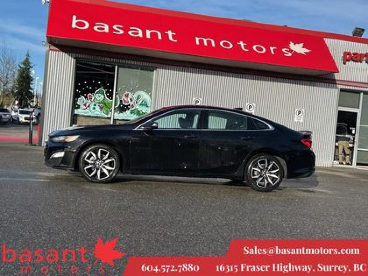 Used 2022 Chevrolet Malibu RS Pkg, Driver Confidence Pkg, Fuel Efficient! for sale in Surrey, BC