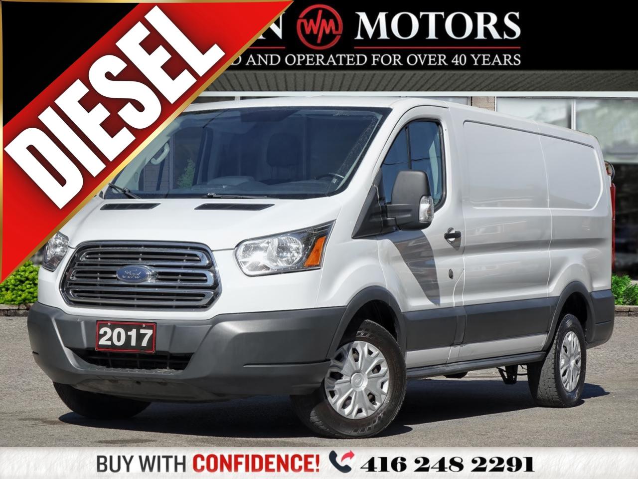 2017 Ford Transit 250 DIESEL*REVCAM*LOWROOF*SHELVING!!**