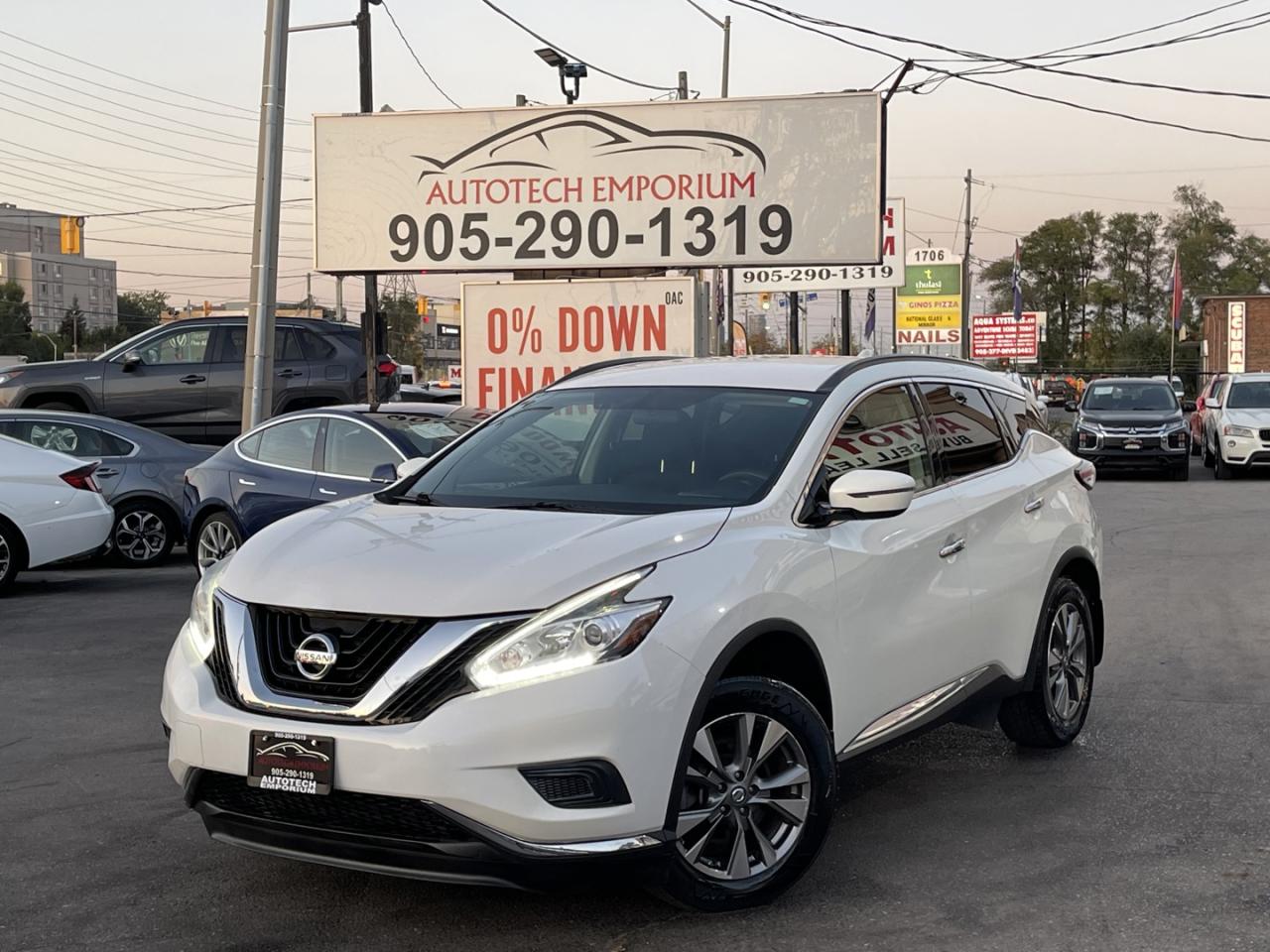 Used 2017 Nissan Murano S Pearl White Heated Seats / Push Start / Navi / Dual Climate for sale in Mississauga, ON