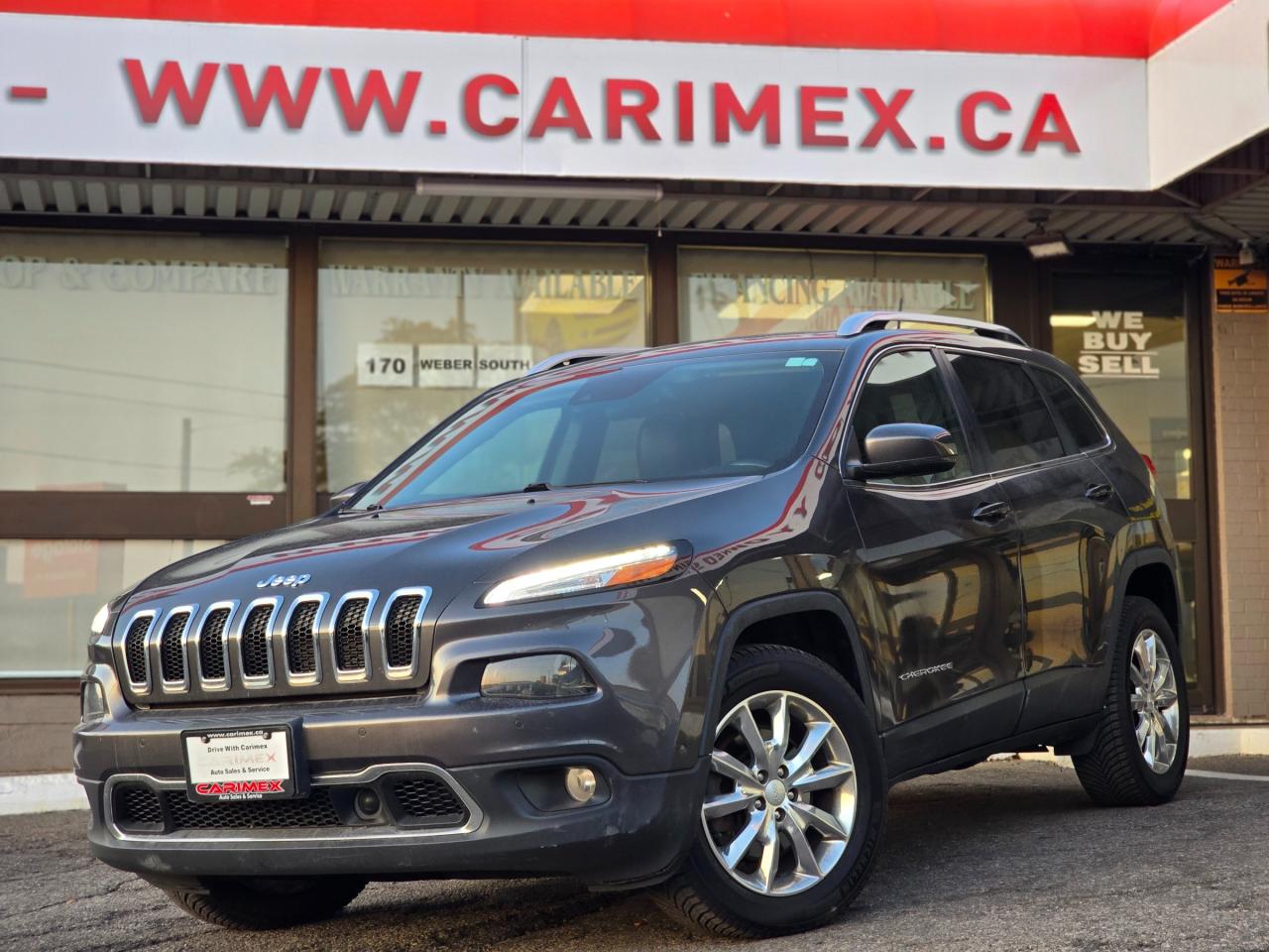 Used 2017 Jeep Cherokee Limited Navi | Leather | Sunroof | Backup Camera | Tech Pkg for sale in Waterloo, ON