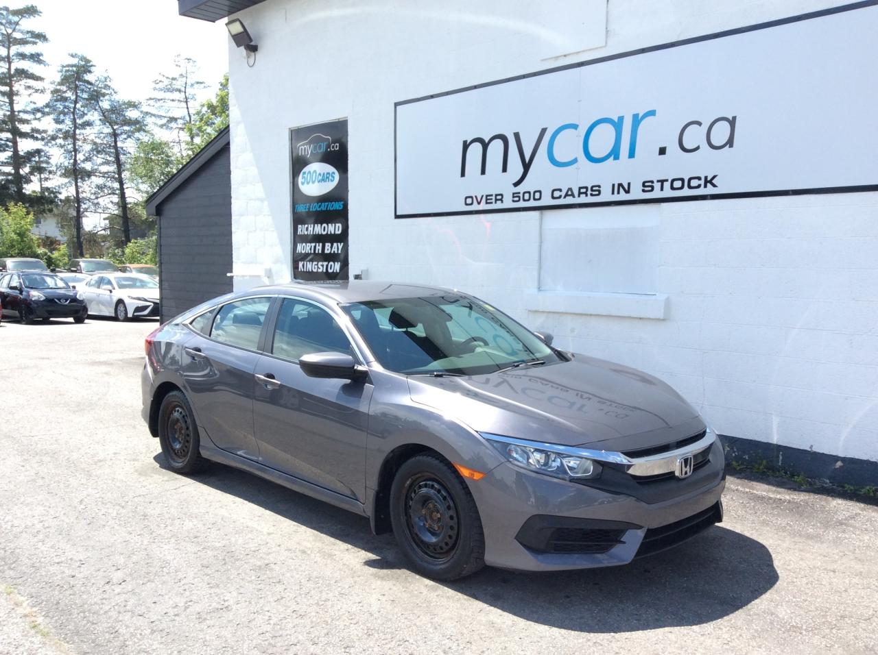 Used 2018 Honda Civic LX LOW MILEAGE!! BACKUP CAM. HEATED SEATS. CRUISE. PWR GROUP. DUAL A/C. for sale in Kingston, ON