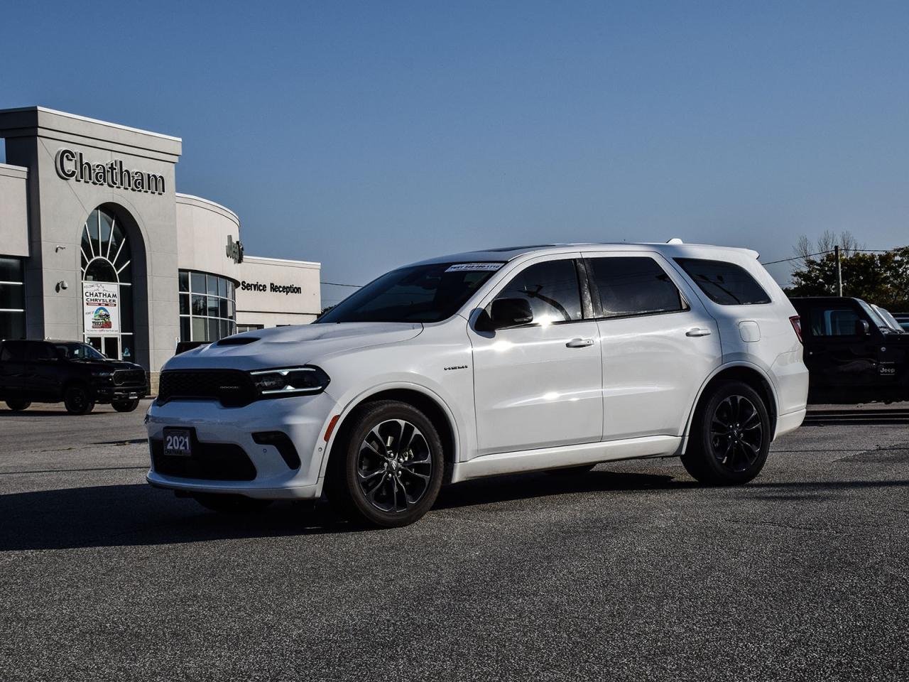 Used 2021 Dodge Durango R/T ONE OWNER BLACK TOP SUNROOF NAVIGATION for sale in Chatham, ON