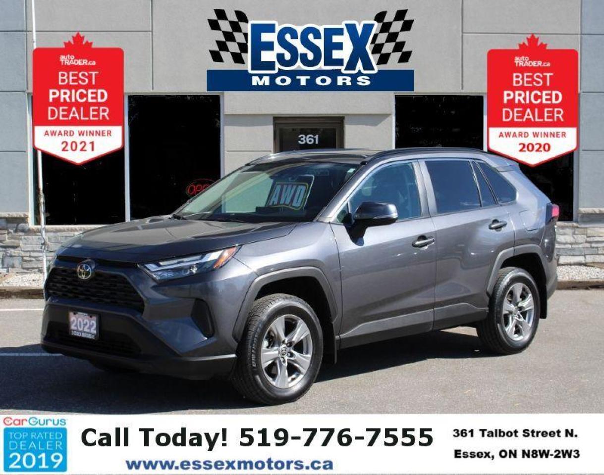 Used 2022 Toyota RAV4 XLE*AWD*Heated Seats*Sun Roof*Bluetooth*Rear Cam for sale in Essex, ON