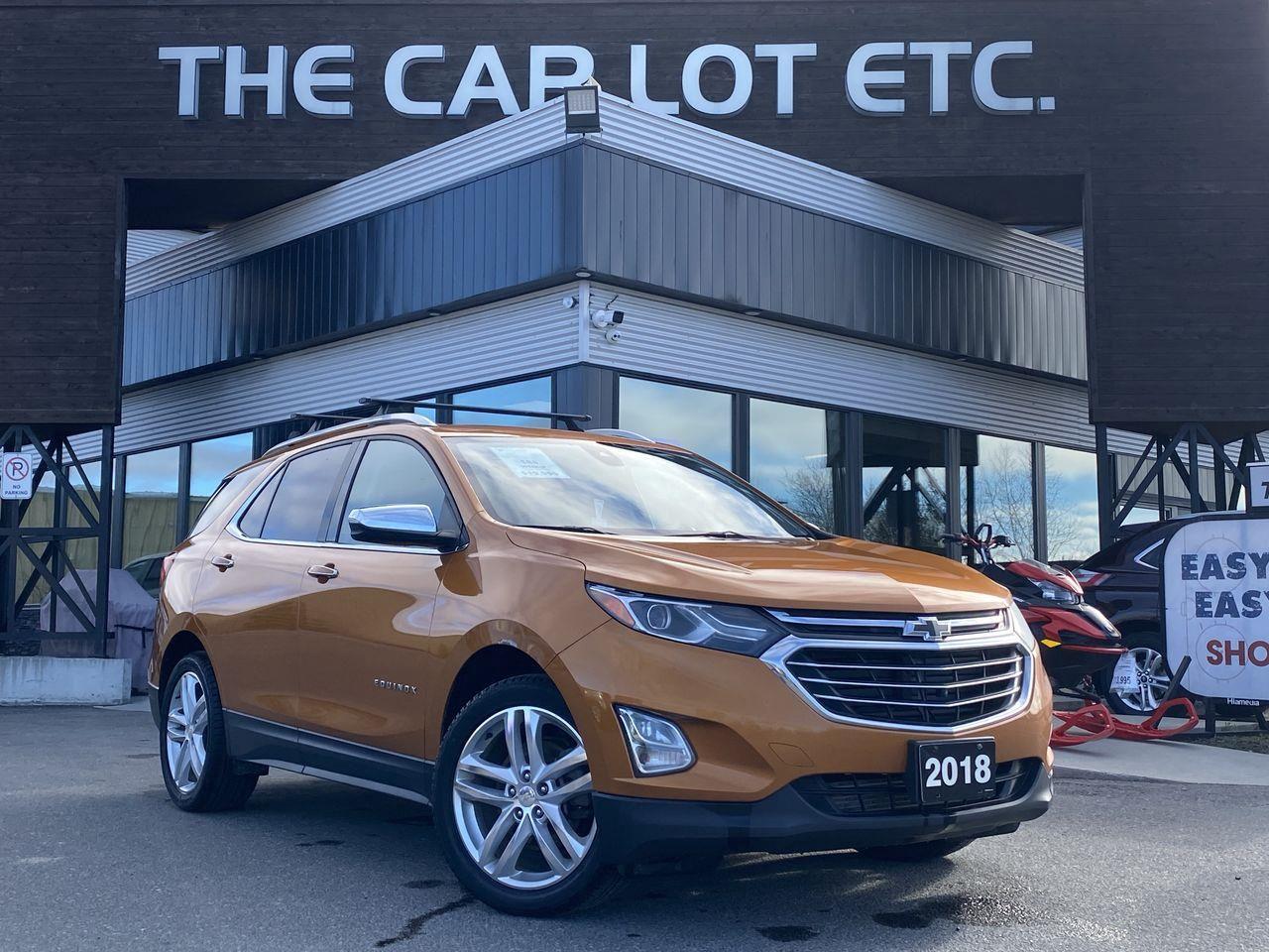 Used 2018 Chevrolet Equinox Premier HEATED LEATHER SEATS/STEERING WHEEL, NAV, BACK UP CAM, MOONROOF, ROOF RACK!! for sale in Sudbury, ON