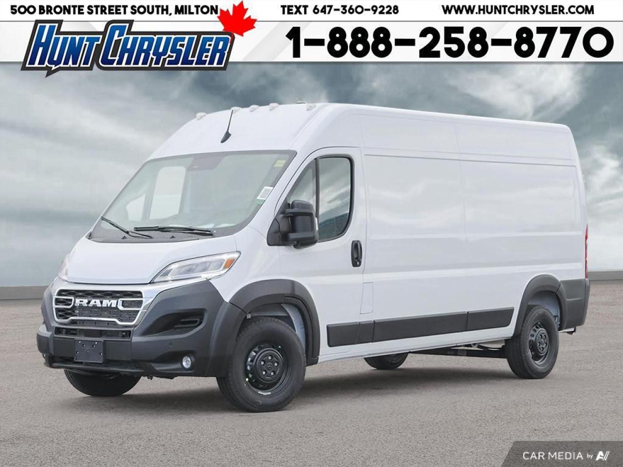 New 2025 RAM 2500 ProMaster CARGO VAN 159in | HIGHROOF | SAFETY | HITCH & MORE for sale in Milton, ON