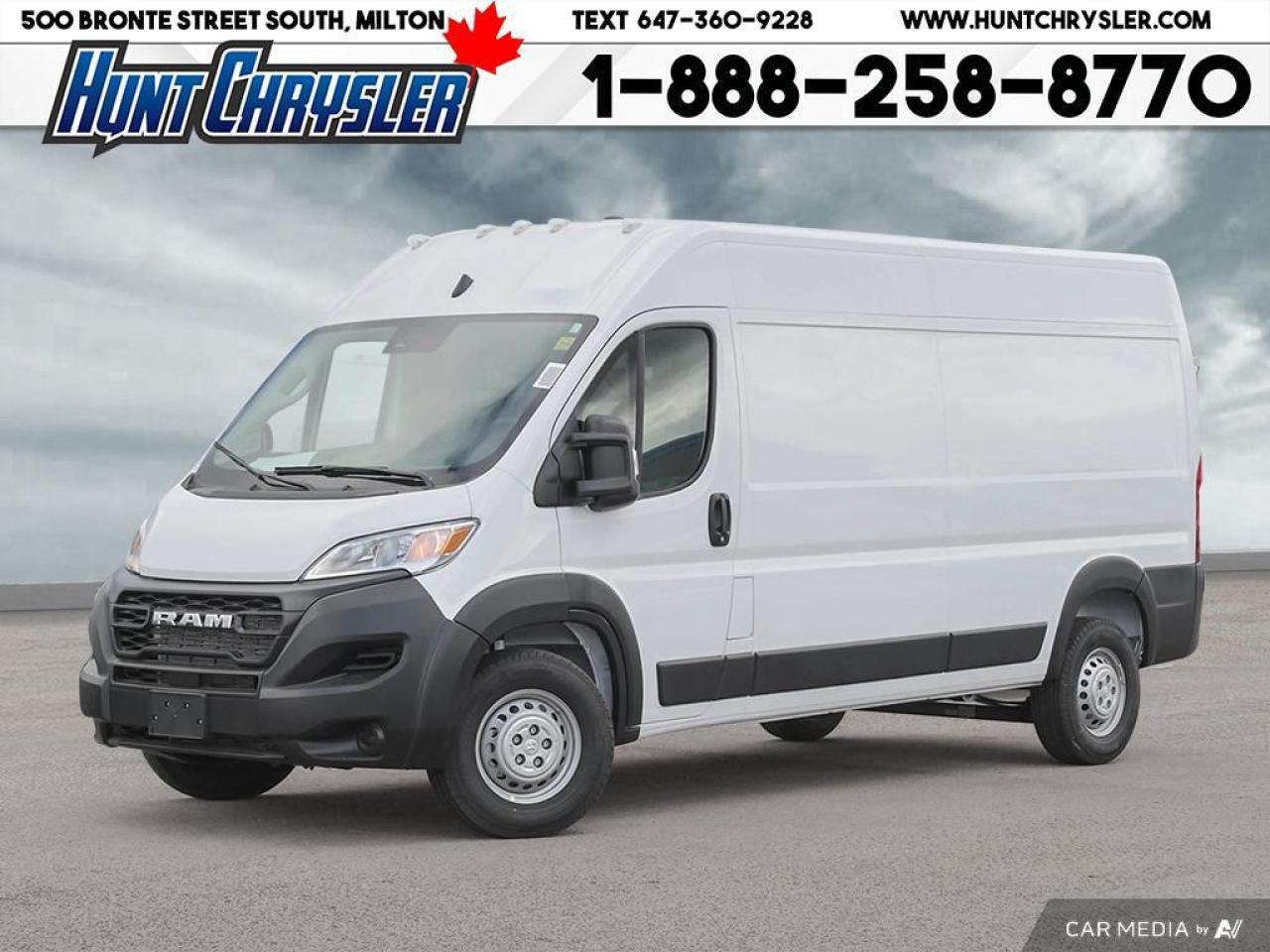 New 2025 RAM 2500 ProMaster CARGO VAN 159in | HIGH ROOF | PWR GRP | PARTITION! for sale in Milton, ON